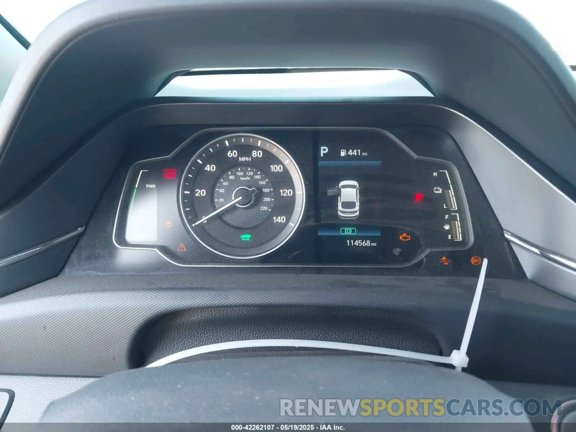 7 Photograph of a damaged car KMHC65LC5LU226171 HYUNDAI IONIQ HYBRID 2020