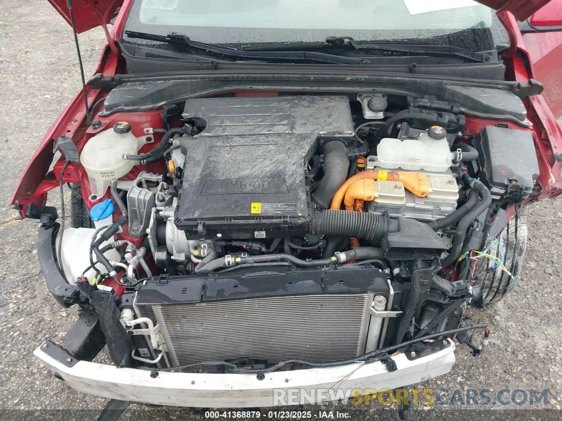 10 Photograph of a damaged car KMHC65LC8LU228688 HYUNDAI IONIQ HYBRID 2020