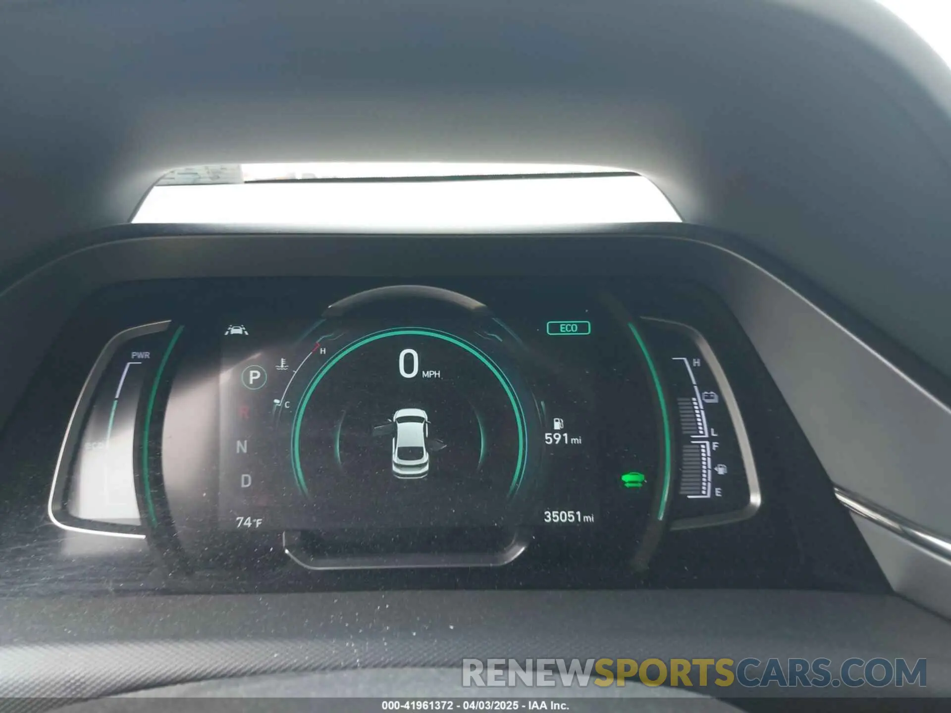 7 Photograph of a damaged car KMHC75LC7LU210017 HYUNDAI IONIQ HYBRID 2020