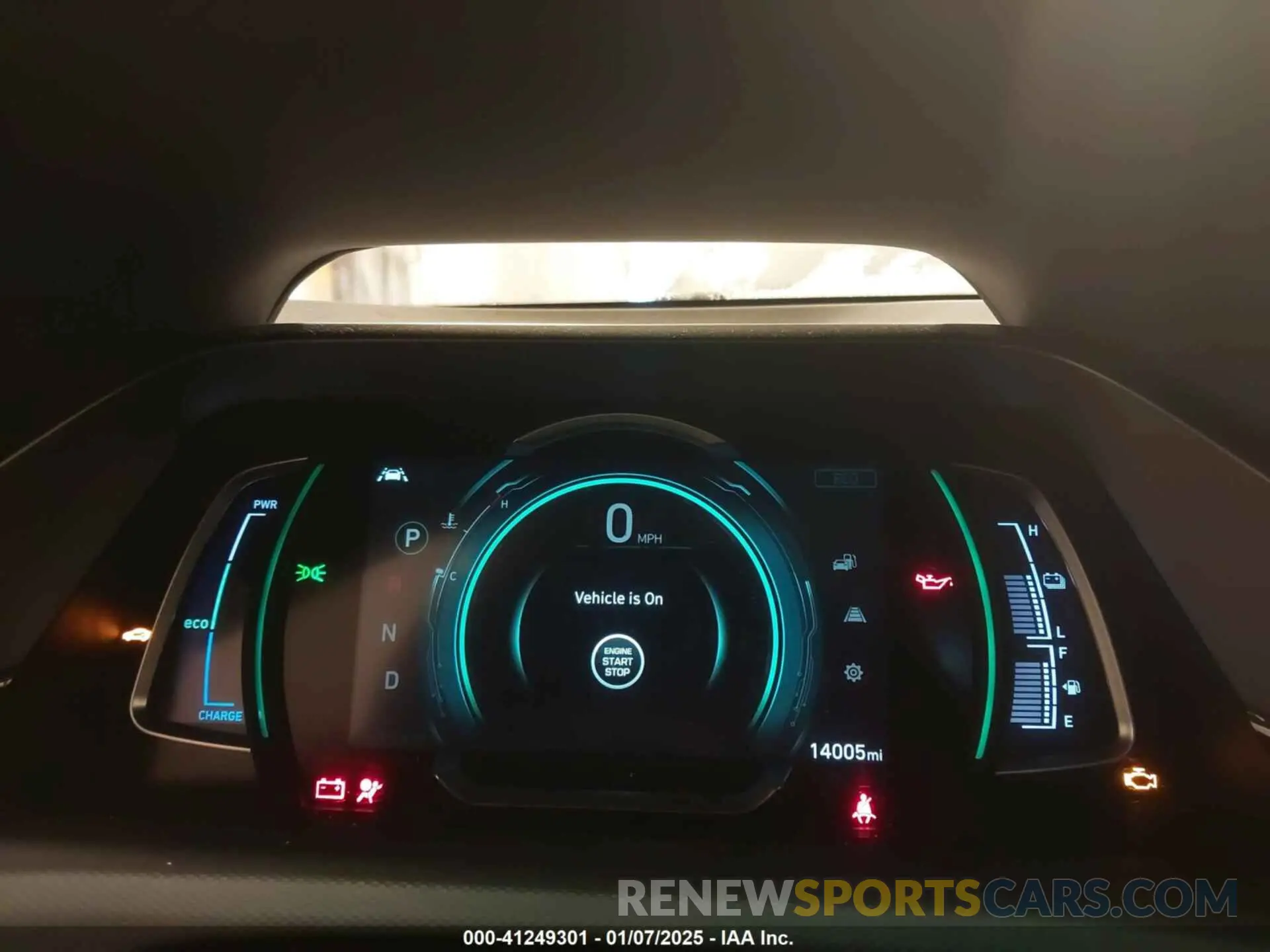 7 Photograph of a damaged car KMHC85LC1LU203268 HYUNDAI IONIQ HYBRID 2020
