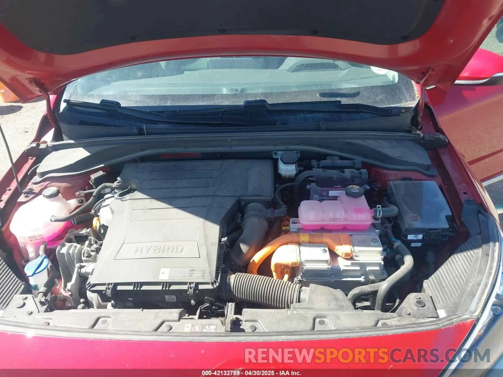 10 Photograph of a damaged car KMHC75LC4MU251111 HYUNDAI IONIQ HYBRID 2021