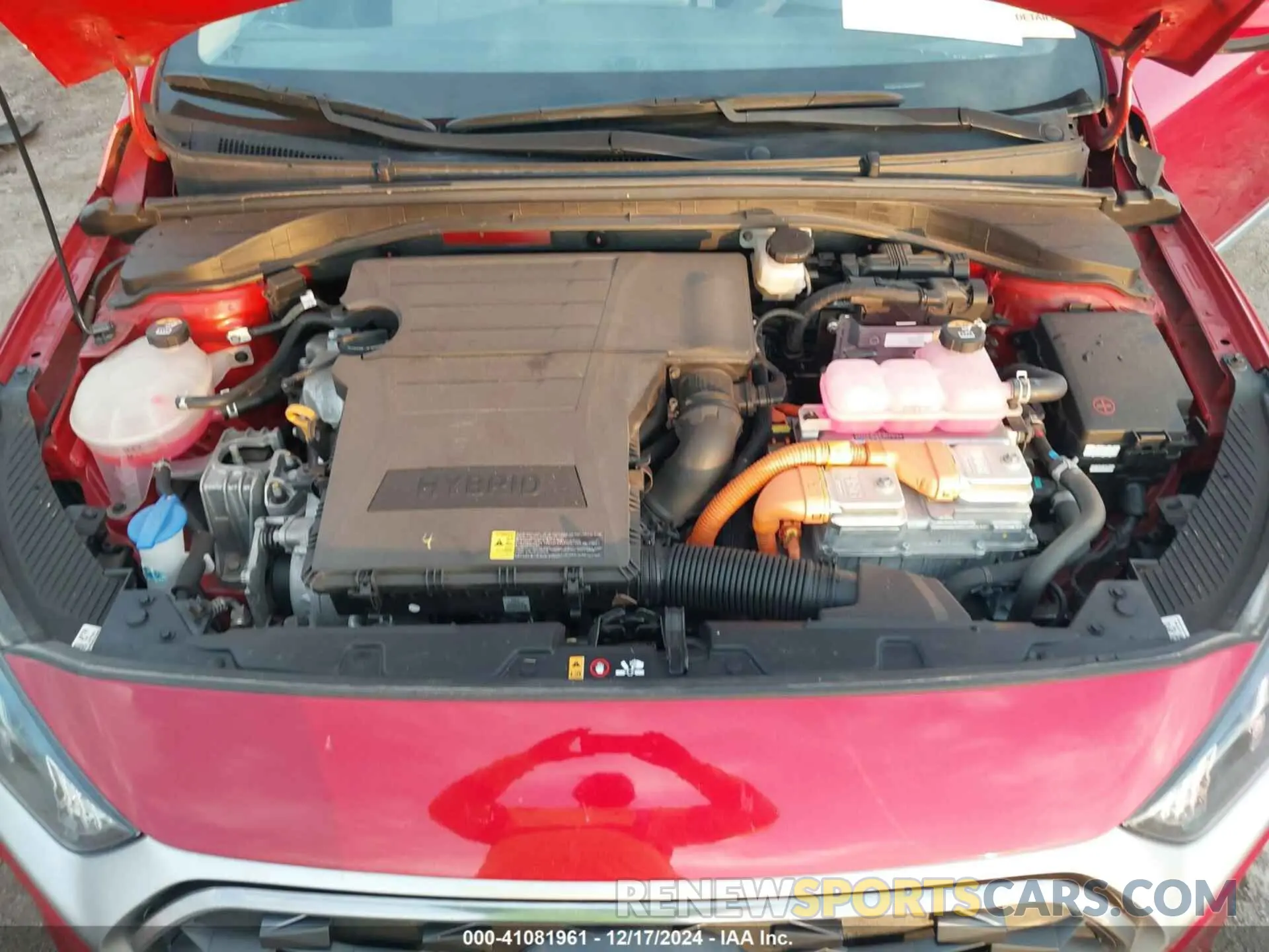 10 Photograph of a damaged car KMHC85LC8MU256311 HYUNDAI IONIQ HYBRID 2021