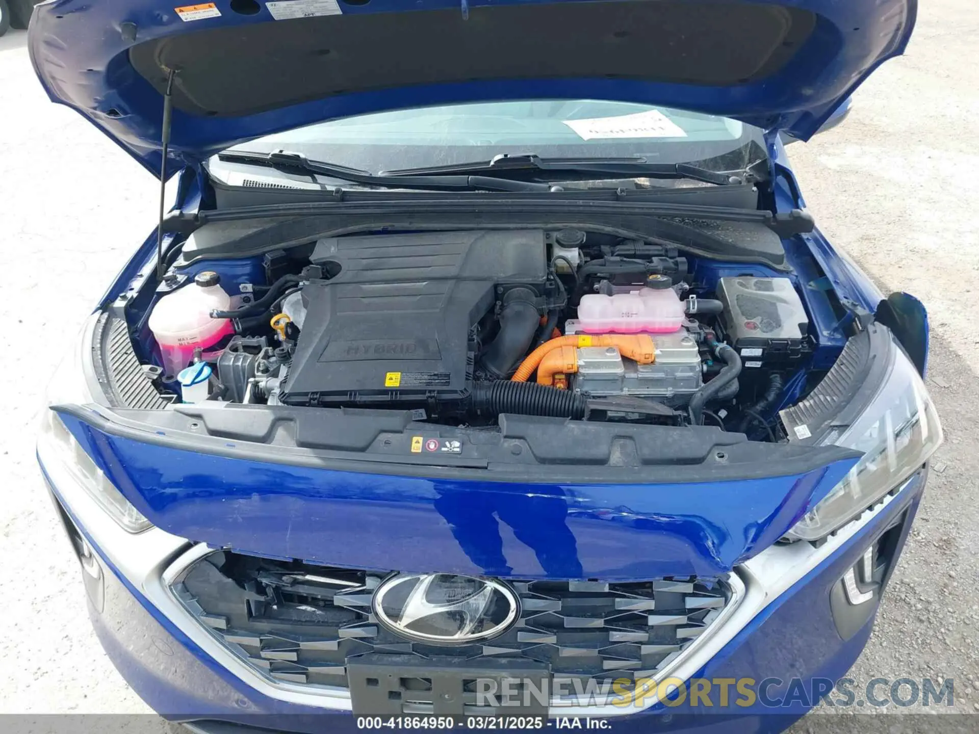 10 Photograph of a damaged car KMHC05LC2NU273680 HYUNDAI IONIQ HYBRID 2022