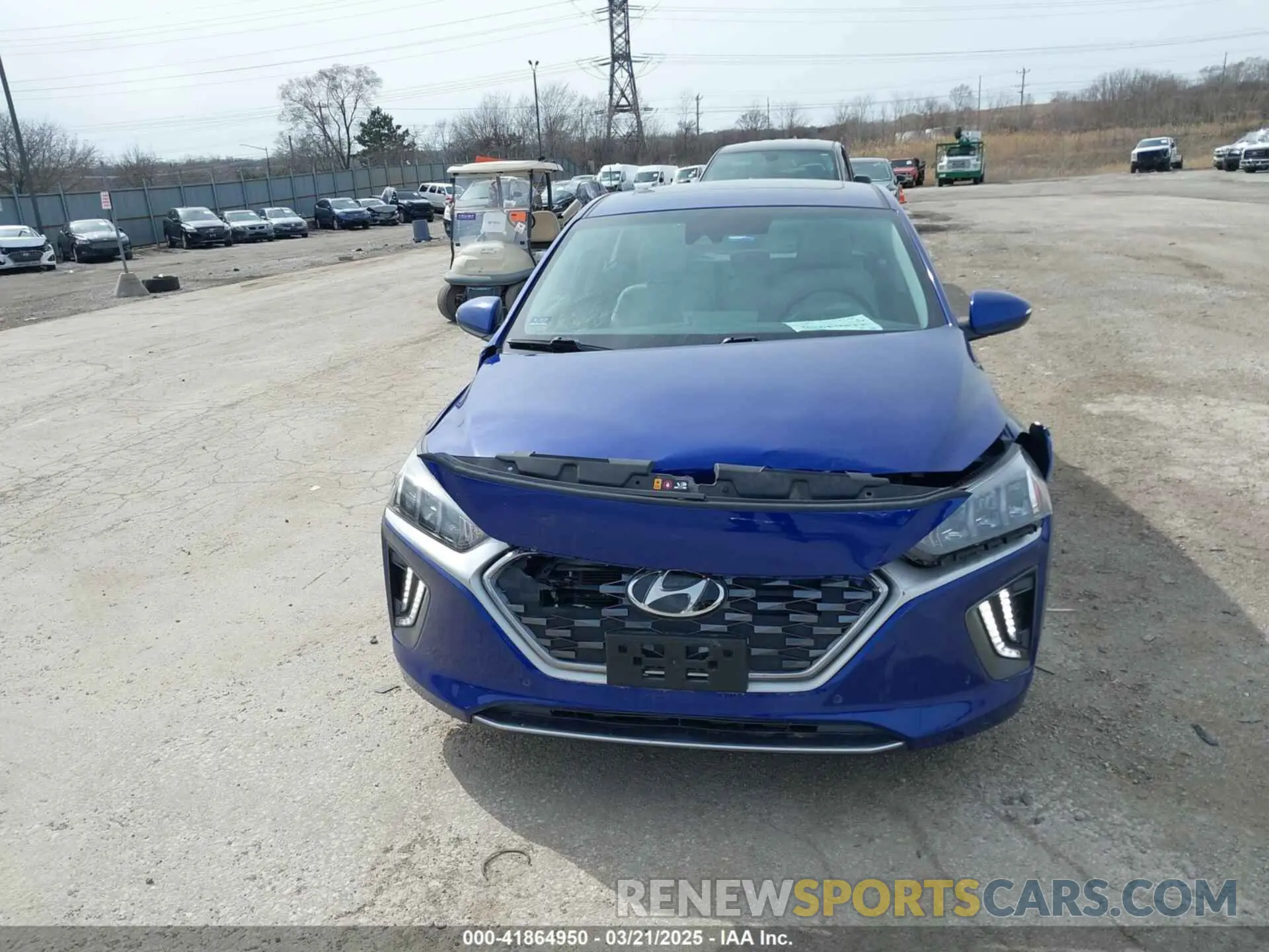 12 Photograph of a damaged car KMHC05LC2NU273680 HYUNDAI IONIQ HYBRID 2022
