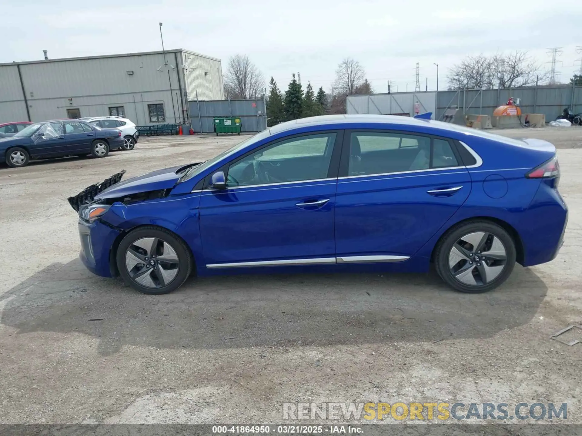 14 Photograph of a damaged car KMHC05LC2NU273680 HYUNDAI IONIQ HYBRID 2022