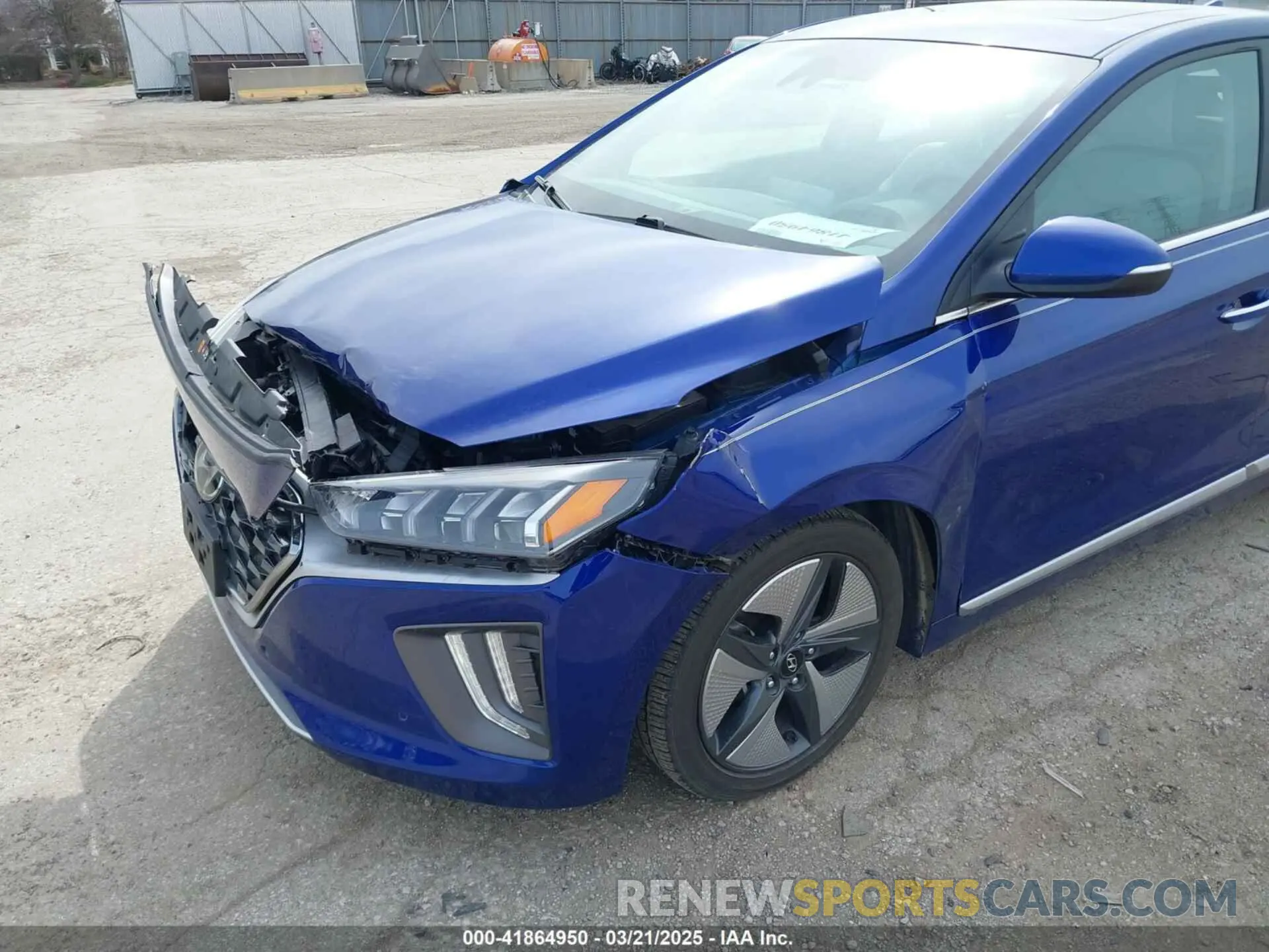 6 Photograph of a damaged car KMHC05LC2NU273680 HYUNDAI IONIQ HYBRID 2022