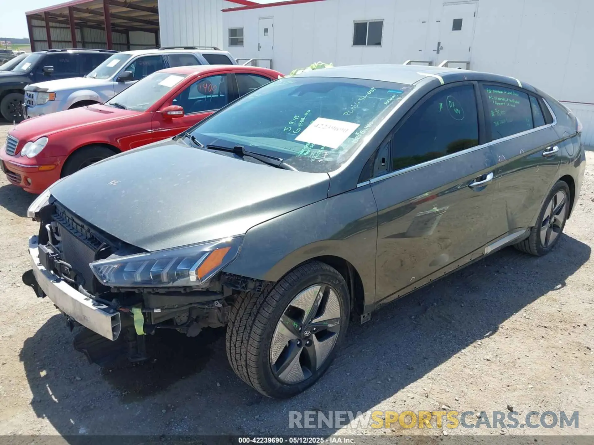 2 Photograph of a damaged car KMHC05LC5NU270689 HYUNDAI IONIQ HYBRID 2022