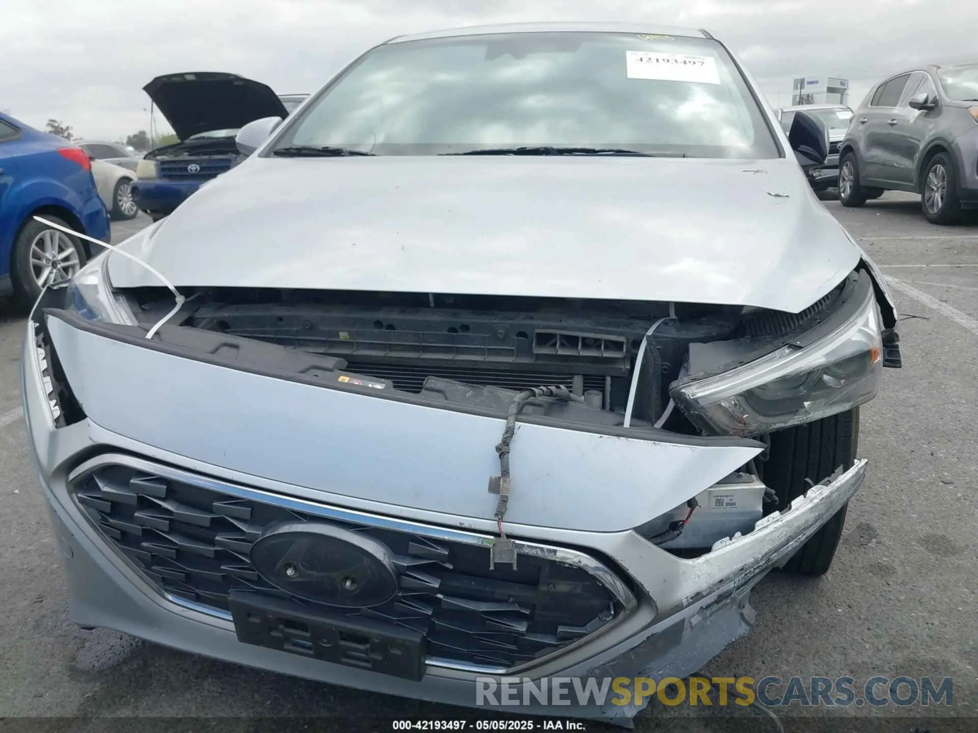 6 Photograph of a damaged car KMHC65LC2NU284905 HYUNDAI IONIQ HYBRID 2022