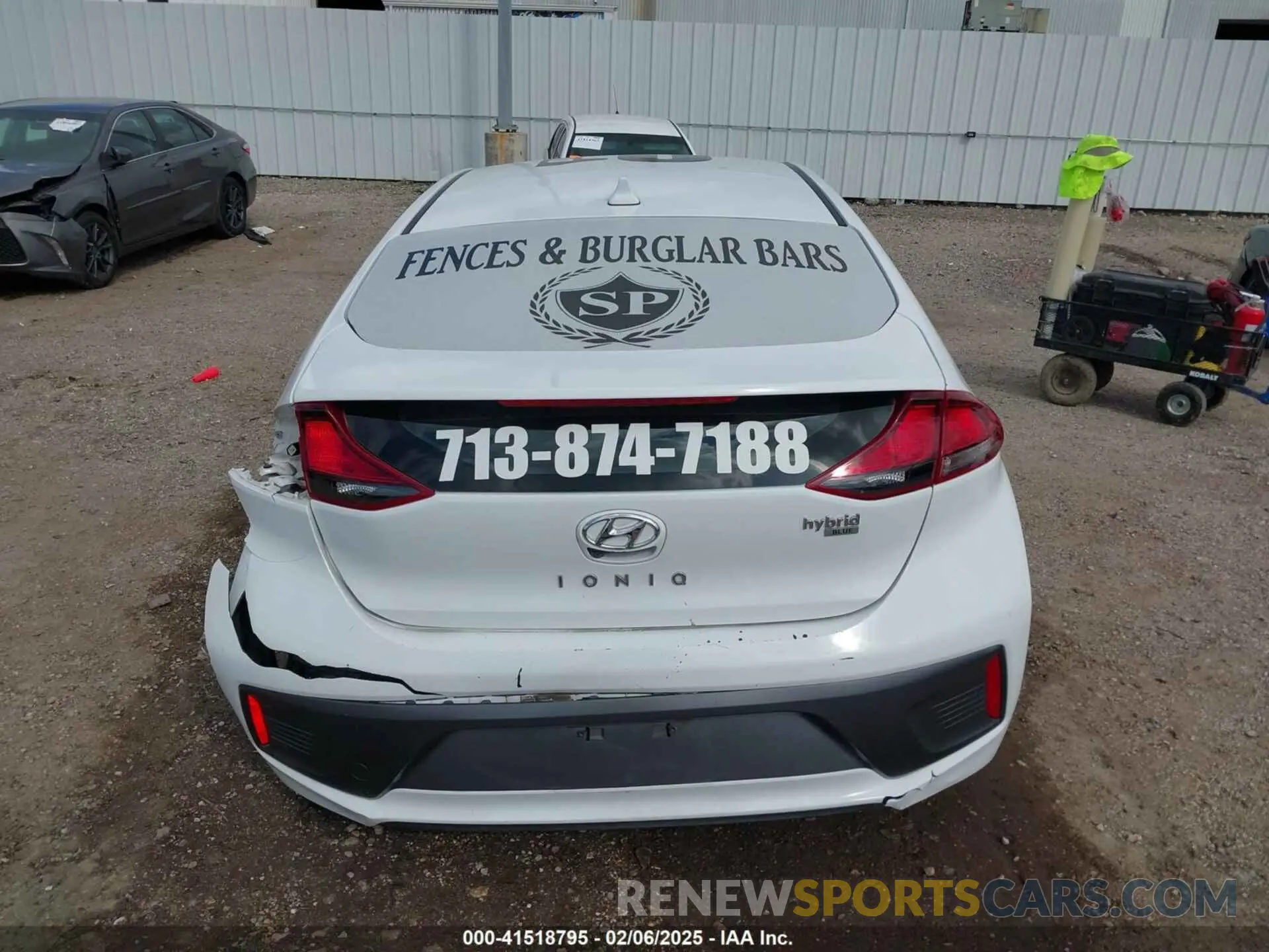 16 Photograph of a damaged car KMHC65LC4NU279625 HYUNDAI IONIQ HYBRID 2022