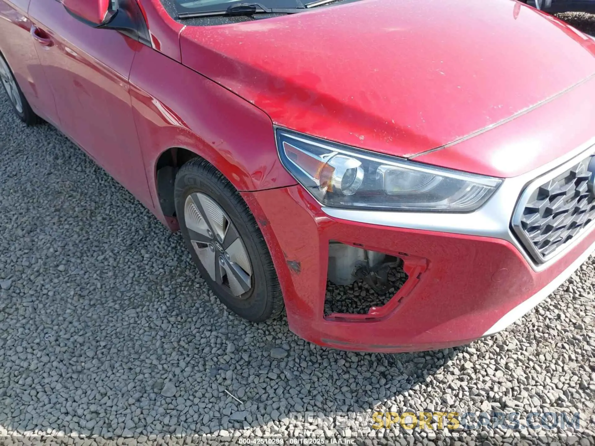 6 Photograph of a damaged car KMHC65LC6NU275429 HYUNDAI IONIQ HYBRID 2022