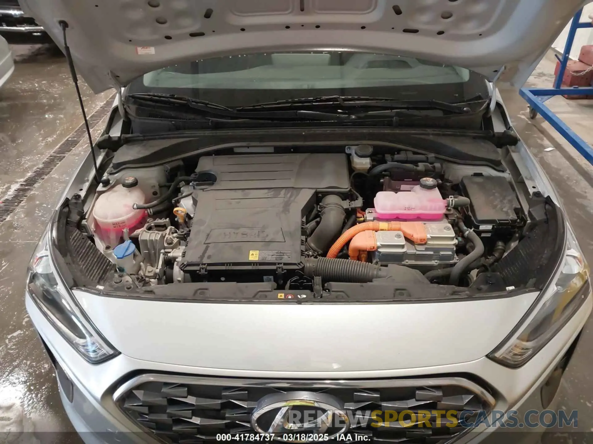 10 Photograph of a damaged car KMHC65LC8NU280566 HYUNDAI IONIQ HYBRID 2022