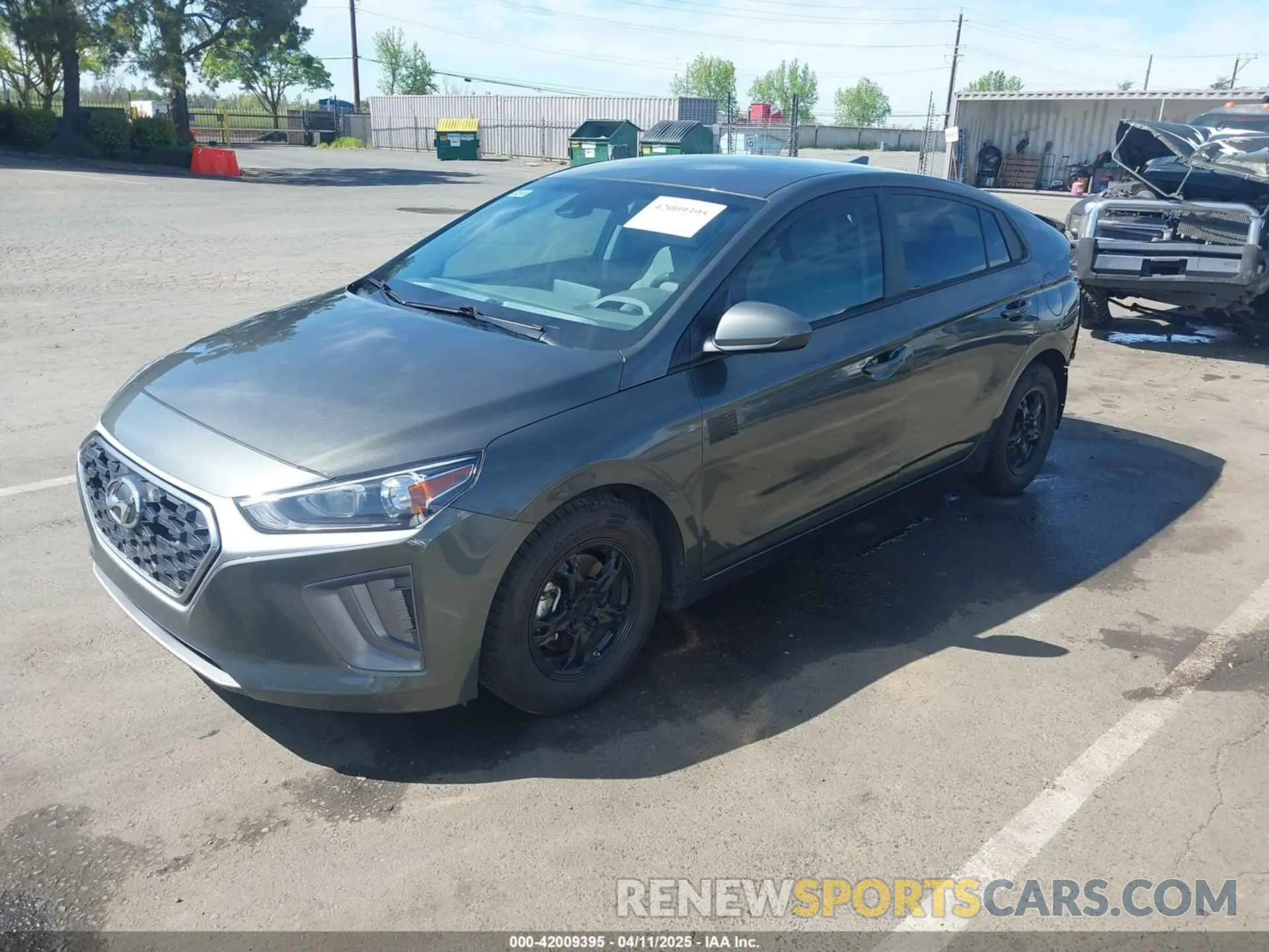 2 Photograph of a damaged car KMHC65LCXNU267107 HYUNDAI IONIQ HYBRID 2022