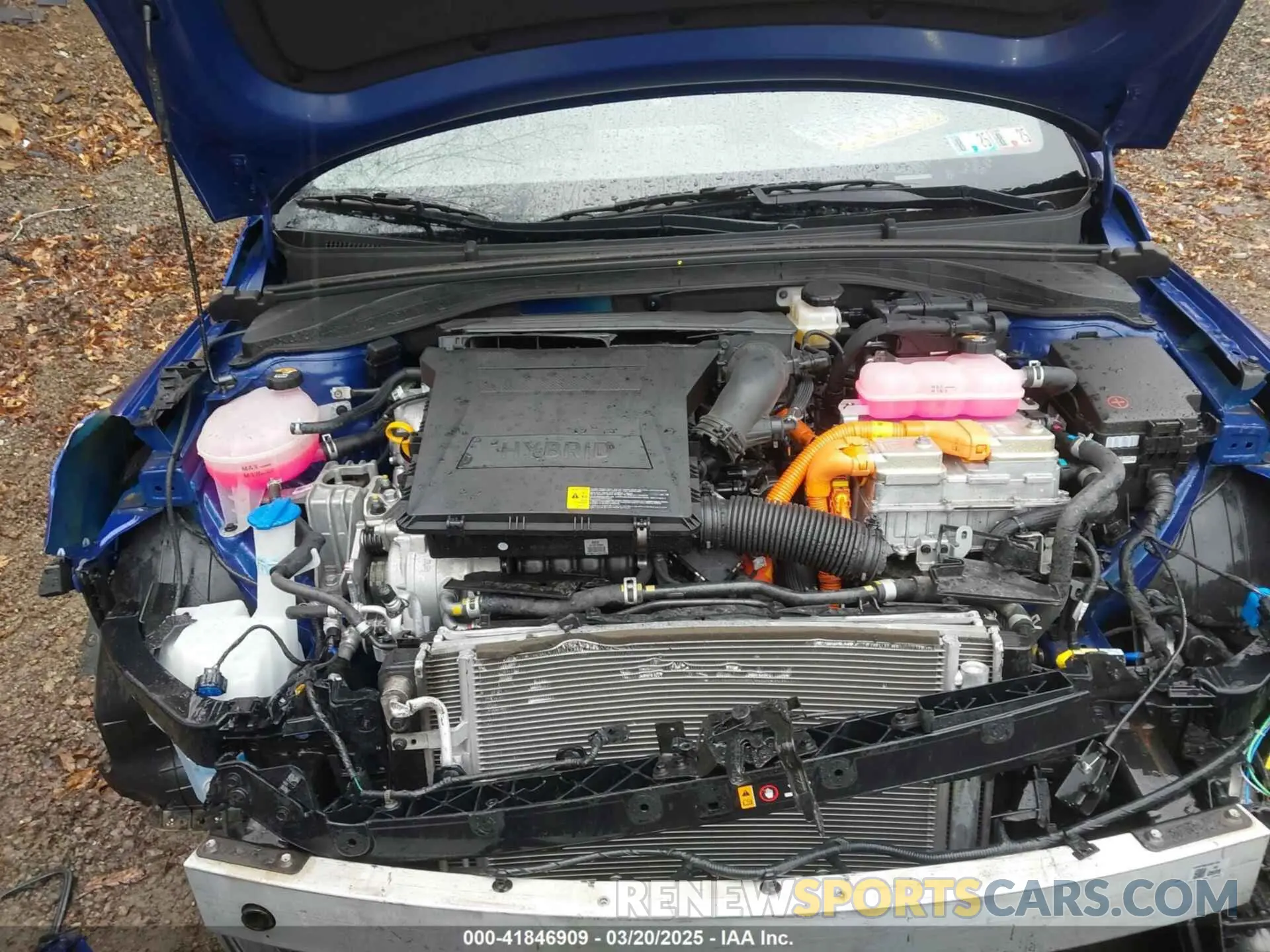 10 Photograph of a damaged car KMHC75LC3NU269519 HYUNDAI IONIQ HYBRID 2022