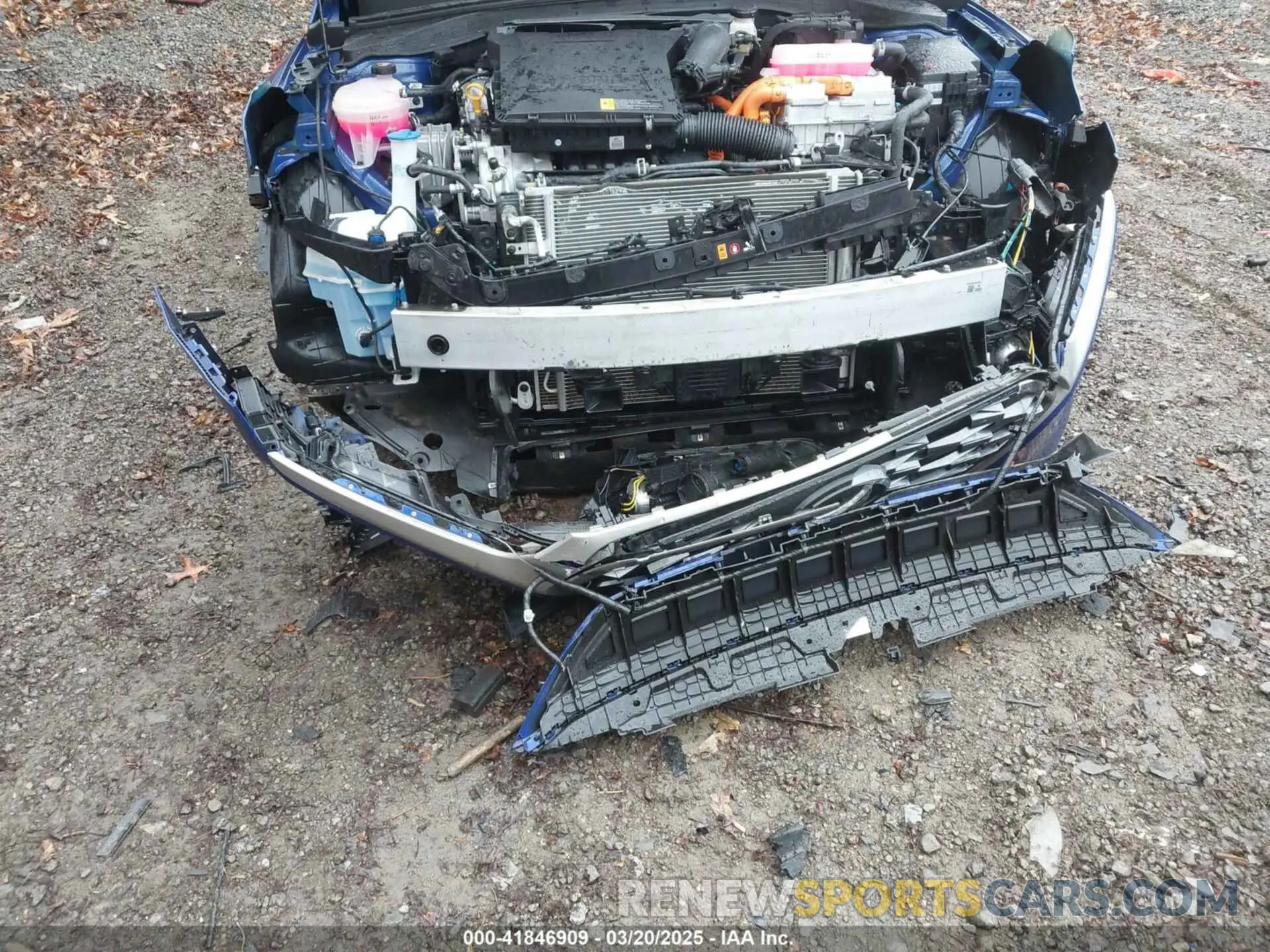 12 Photograph of a damaged car KMHC75LC3NU269519 HYUNDAI IONIQ HYBRID 2022