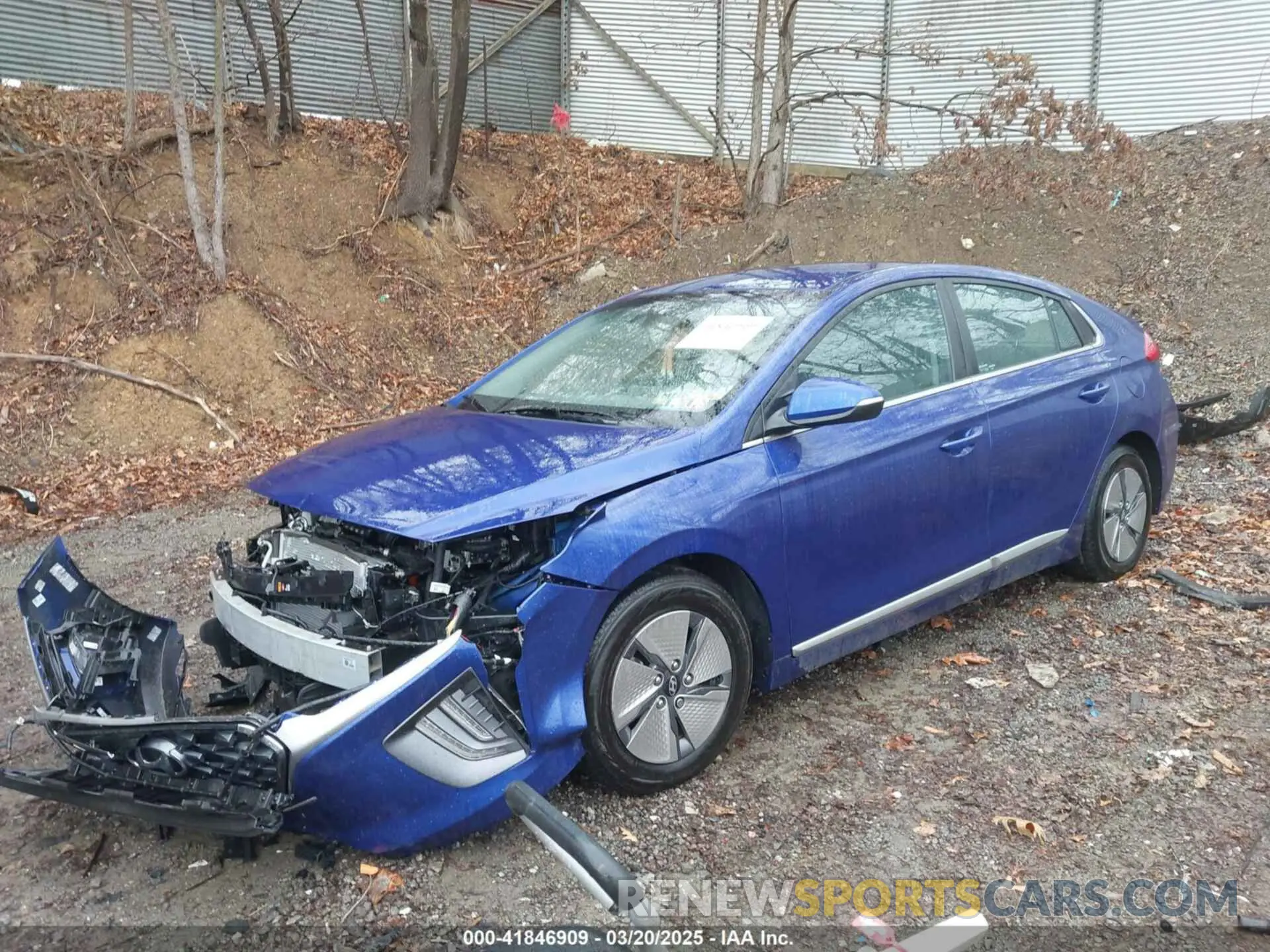 2 Photograph of a damaged car KMHC75LC3NU269519 HYUNDAI IONIQ HYBRID 2022
