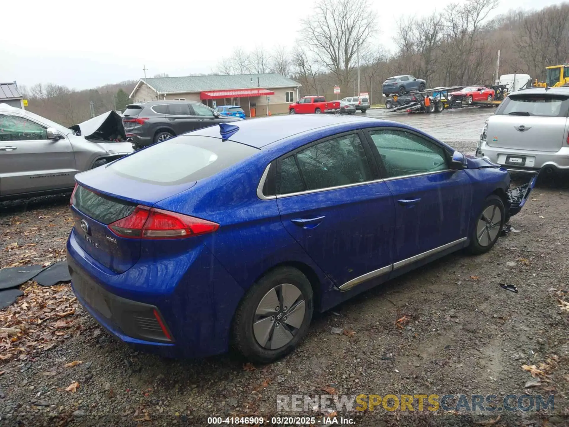 4 Photograph of a damaged car KMHC75LC3NU269519 HYUNDAI IONIQ HYBRID 2022