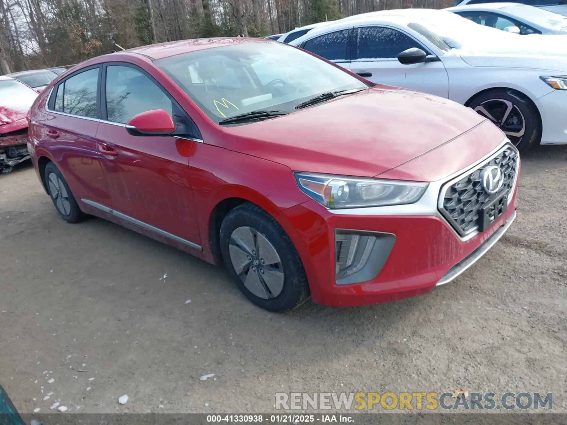 1 Photograph of a damaged car KMHC75LC3NU279659 HYUNDAI IONIQ HYBRID 2022