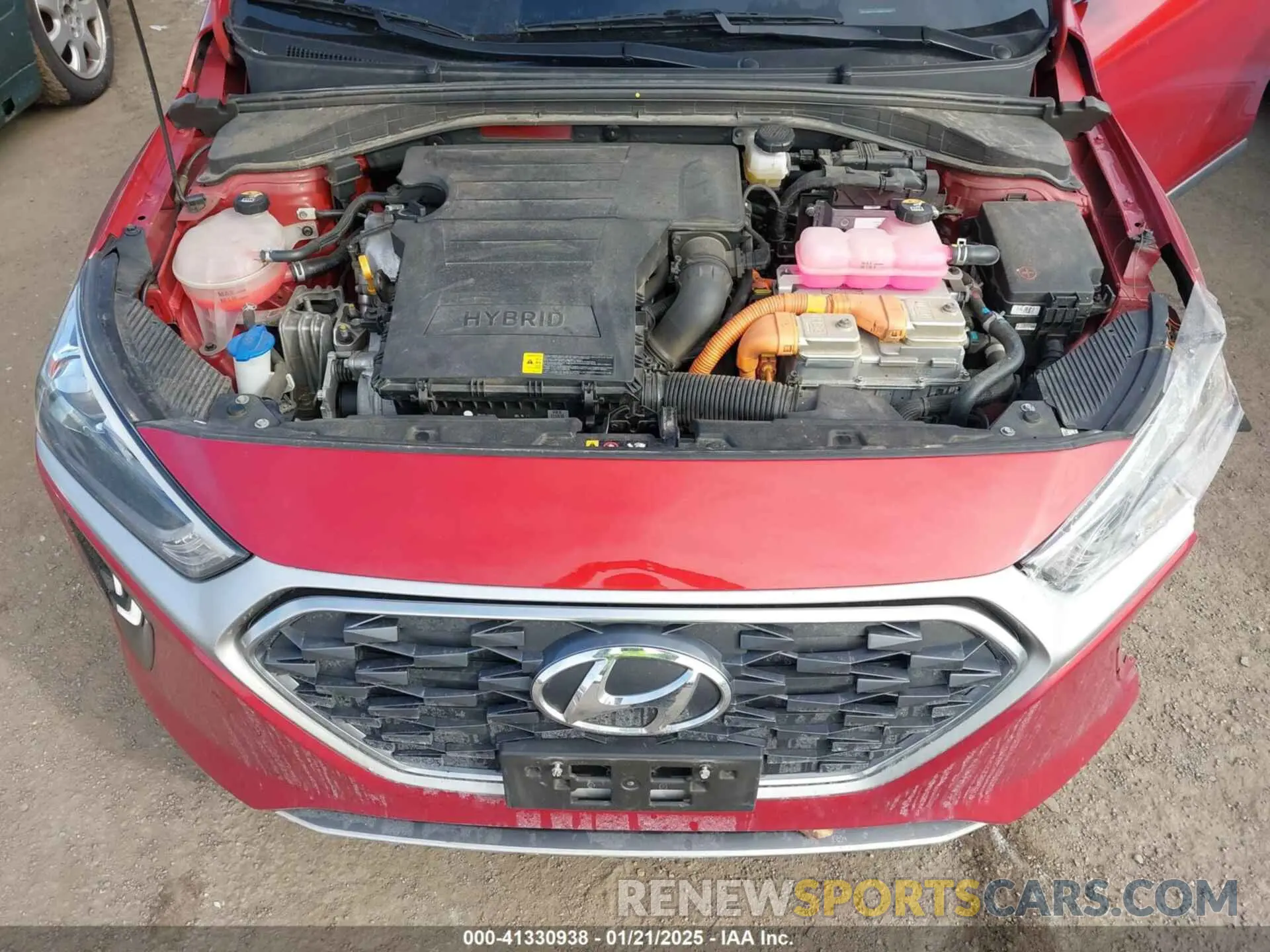10 Photograph of a damaged car KMHC75LC3NU279659 HYUNDAI IONIQ HYBRID 2022