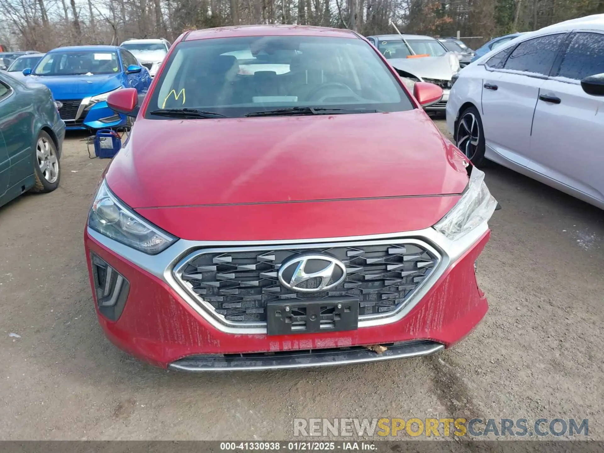 12 Photograph of a damaged car KMHC75LC3NU279659 HYUNDAI IONIQ HYBRID 2022