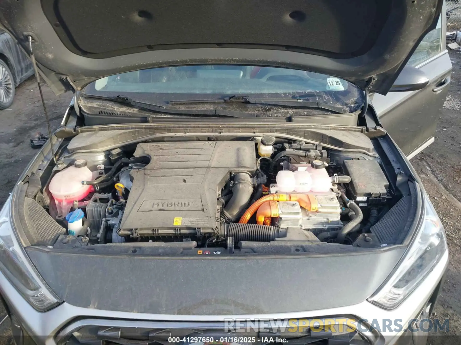 10 Photograph of a damaged car KMHC75LC6NU275962 HYUNDAI IONIQ HYBRID 2022