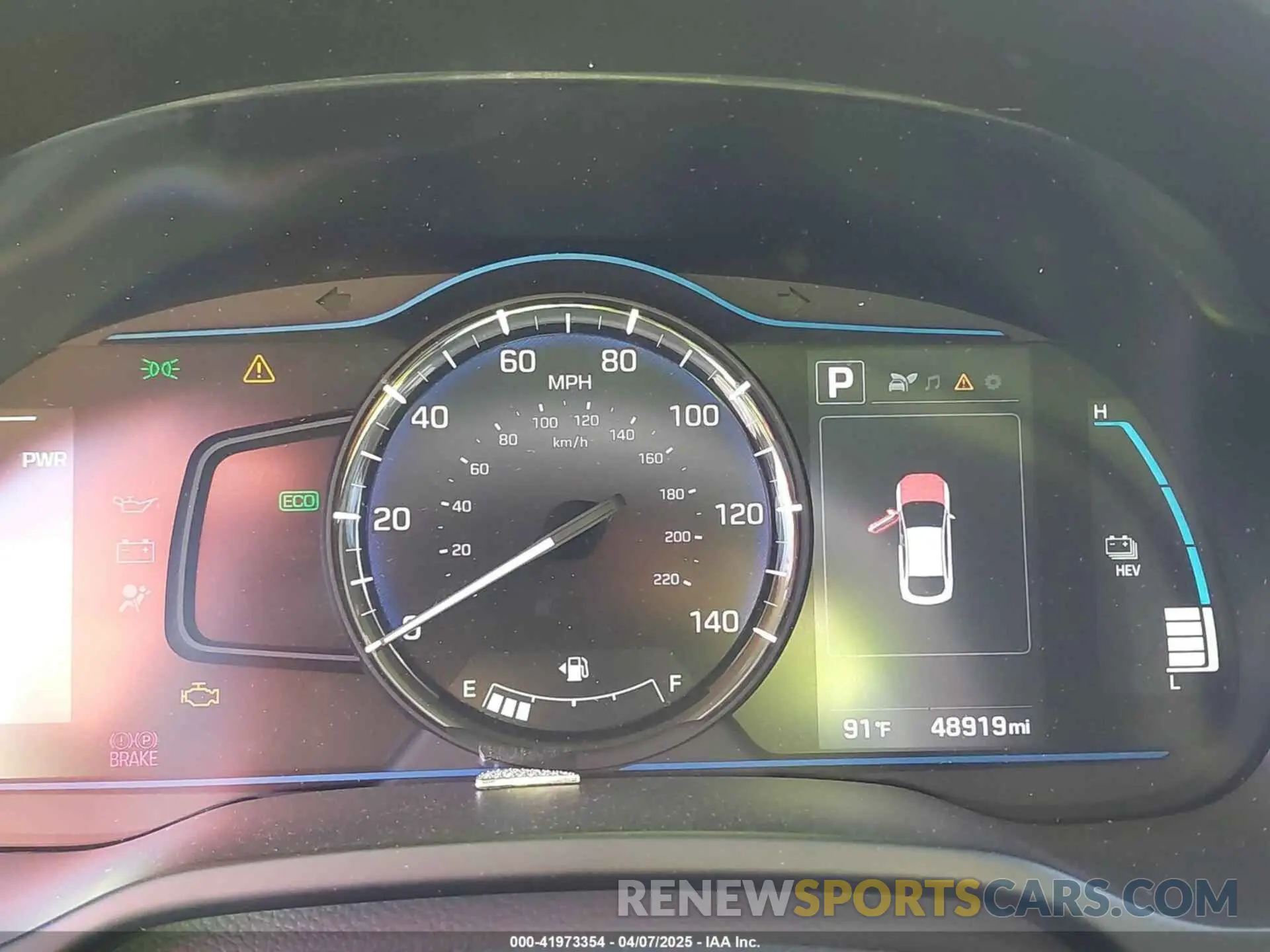 11 Photograph of a damaged car KMHC65LD3KU164521 HYUNDAI IONIQ PLUG-IN HYBRID 2019