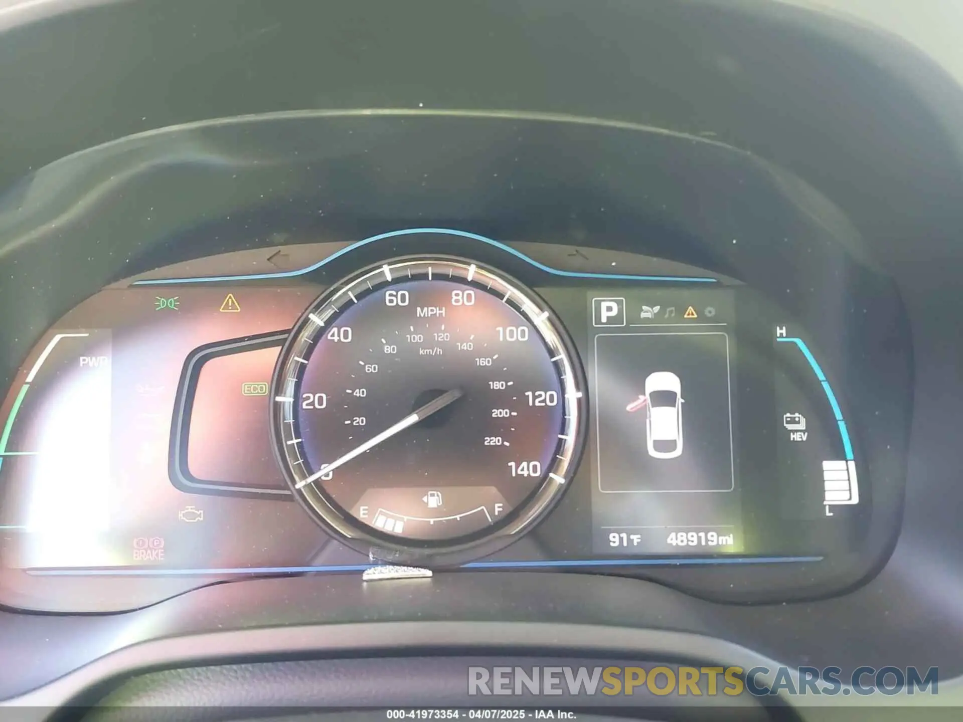 7 Photograph of a damaged car KMHC65LD3KU164521 HYUNDAI IONIQ PLUG-IN HYBRID 2019