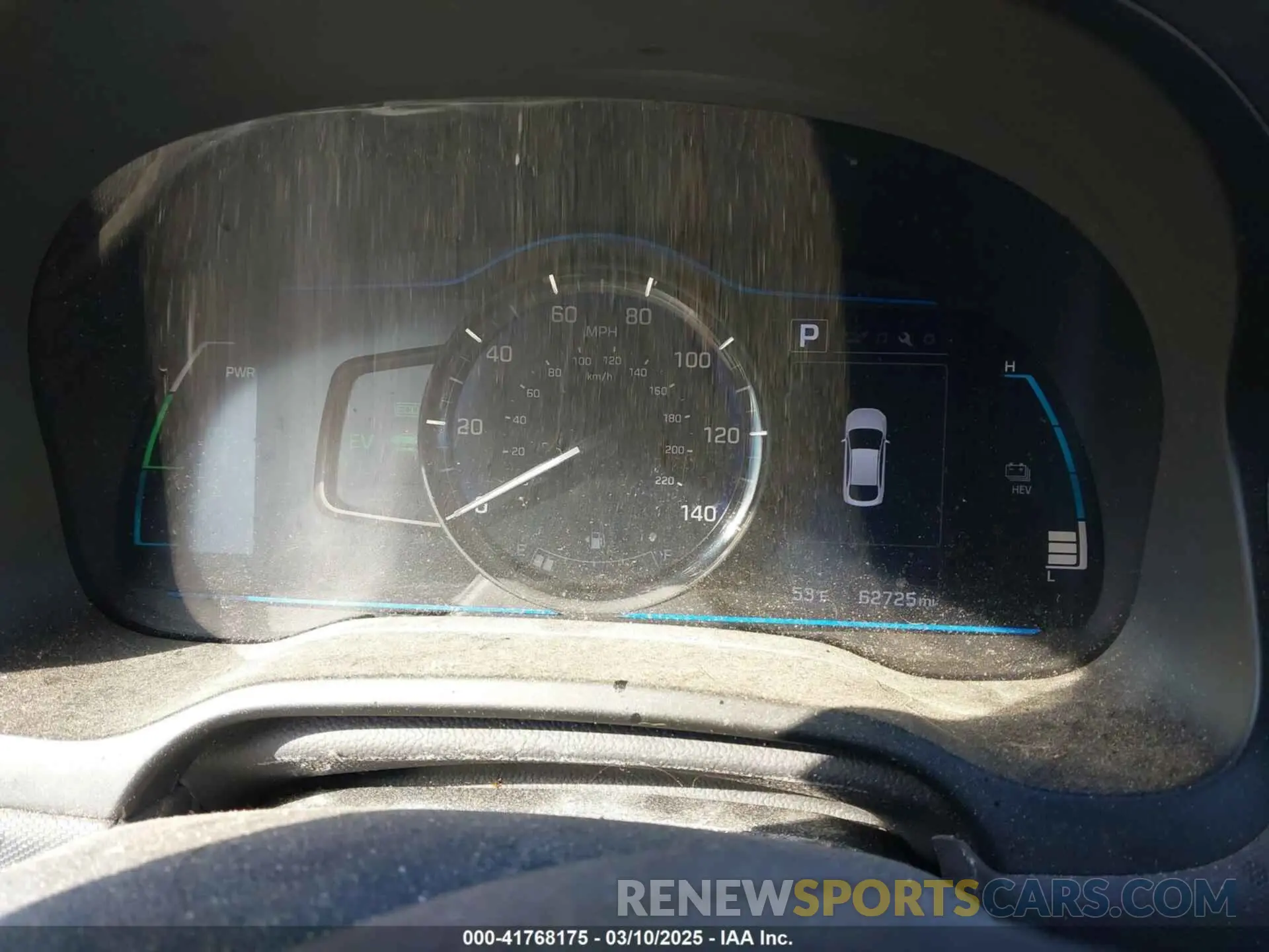 7 Photograph of a damaged car KMHC65LD4KU160218 HYUNDAI IONIQ PLUG-IN HYBRID 2019