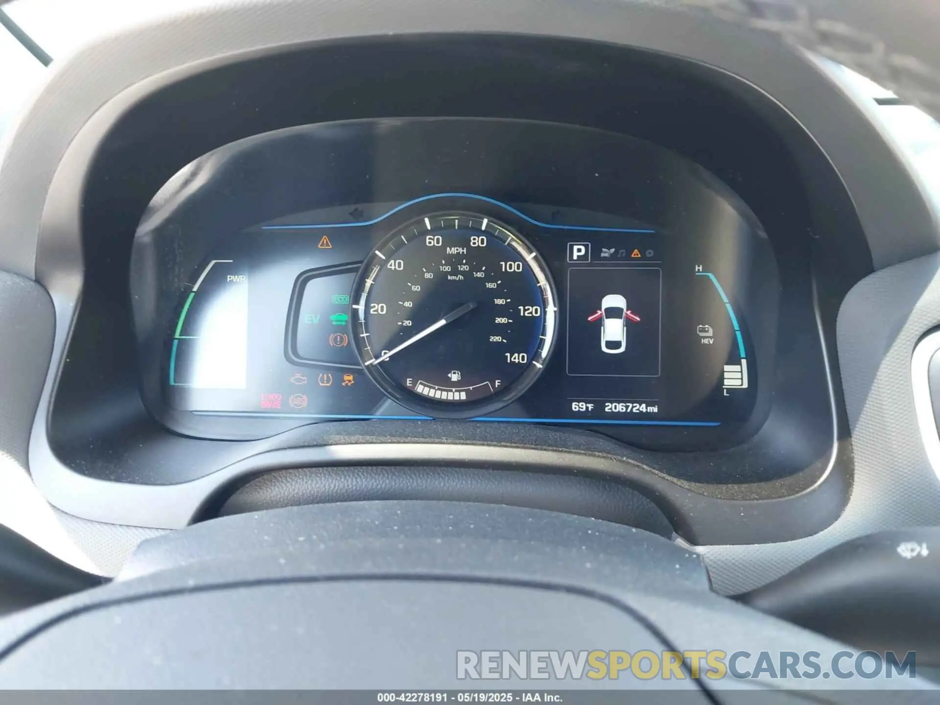 7 Photograph of a damaged car KMHC65LD5KU172667 HYUNDAI IONIQ PLUG-IN HYBRID 2019