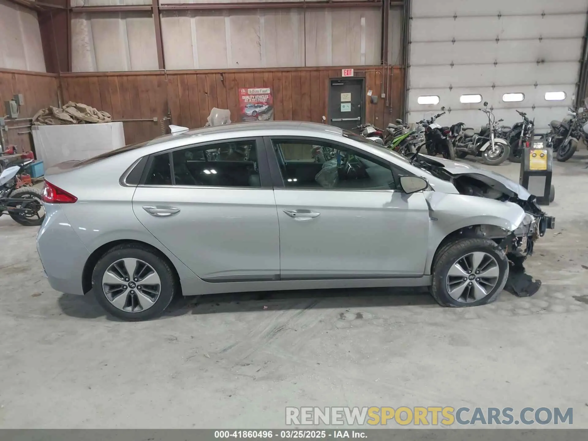 13 Photograph of a damaged car KMHC75LD0KU174453 HYUNDAI IONIQ PLUG-IN HYBRID 2019