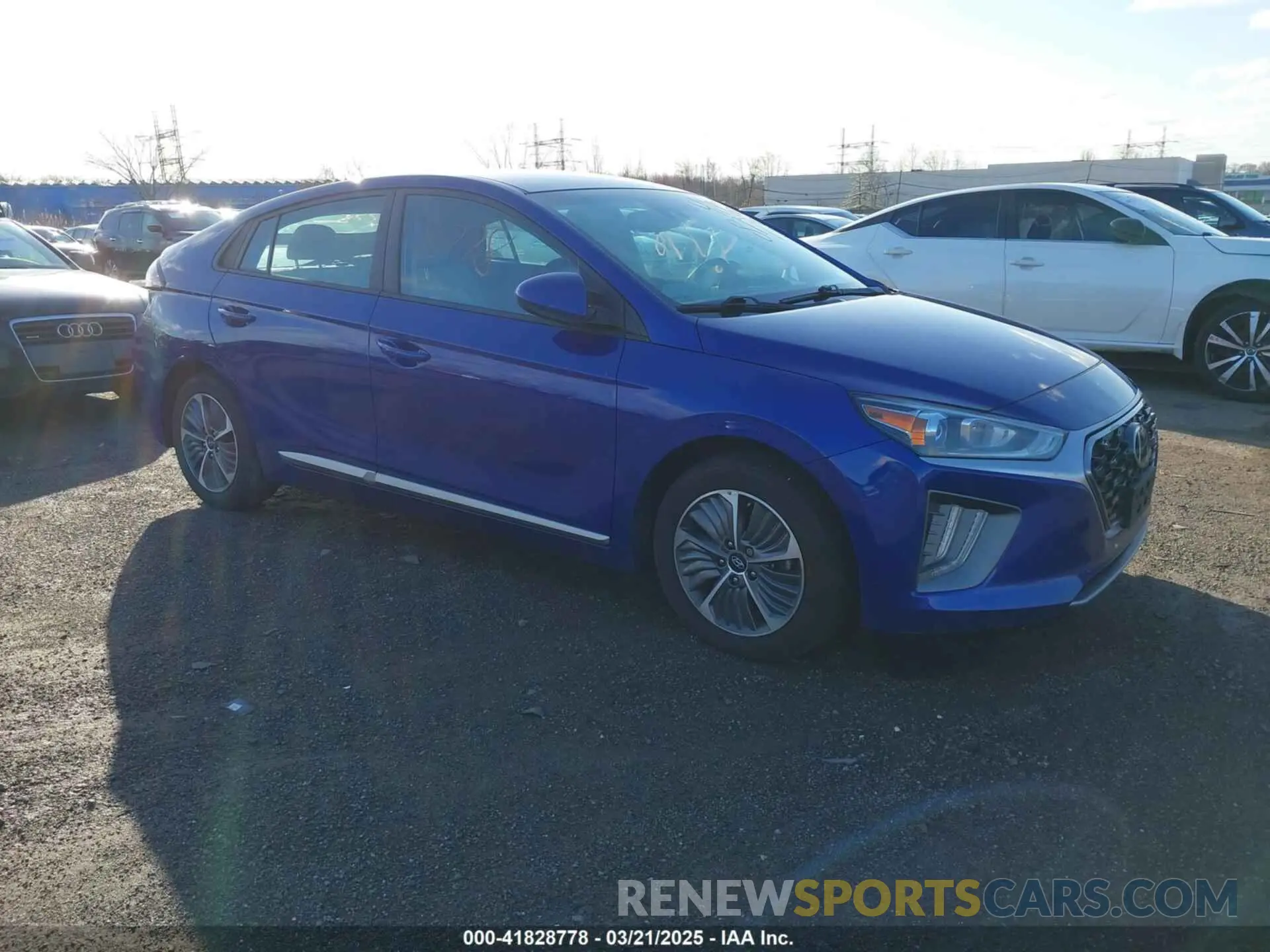 1 Photograph of a damaged car KMHC65LD1NU278652 HYUNDAI IONIQ PLUG-IN HYBRID 2022