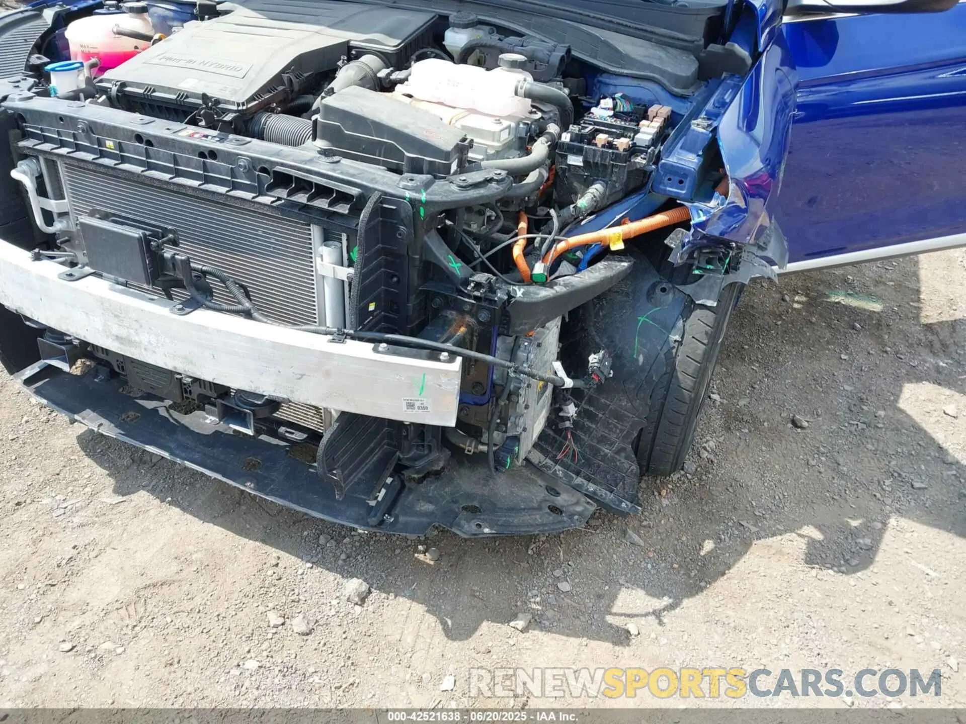 6 Photograph of a damaged car KMHC75LD6NU282676 HYUNDAI IONIQ PLUG-IN HYBRID 2022