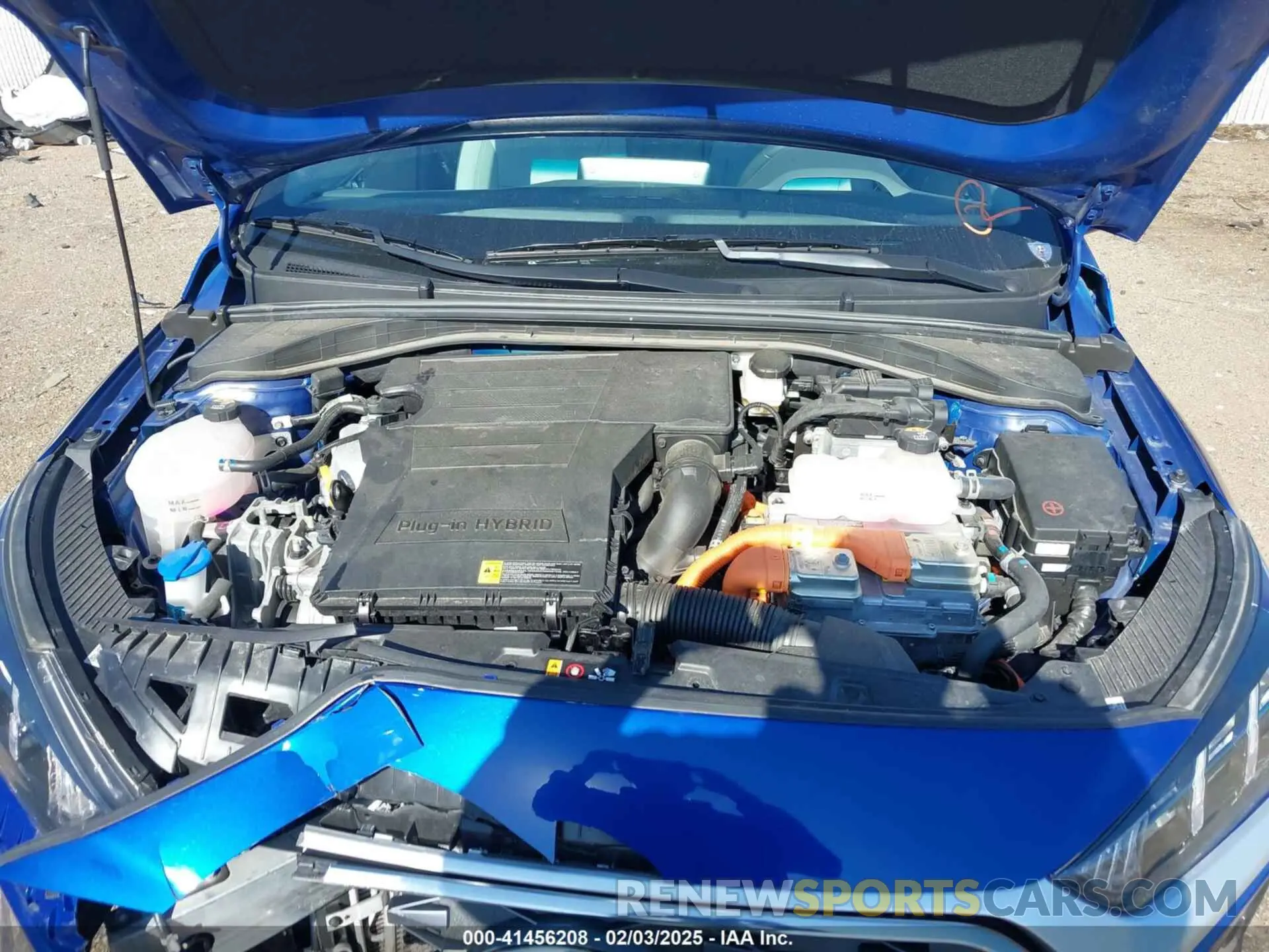 10 Photograph of a damaged car KMHCX5LD5NU265674 HYUNDAI IONIQ PLUG-IN HYBRID 2022