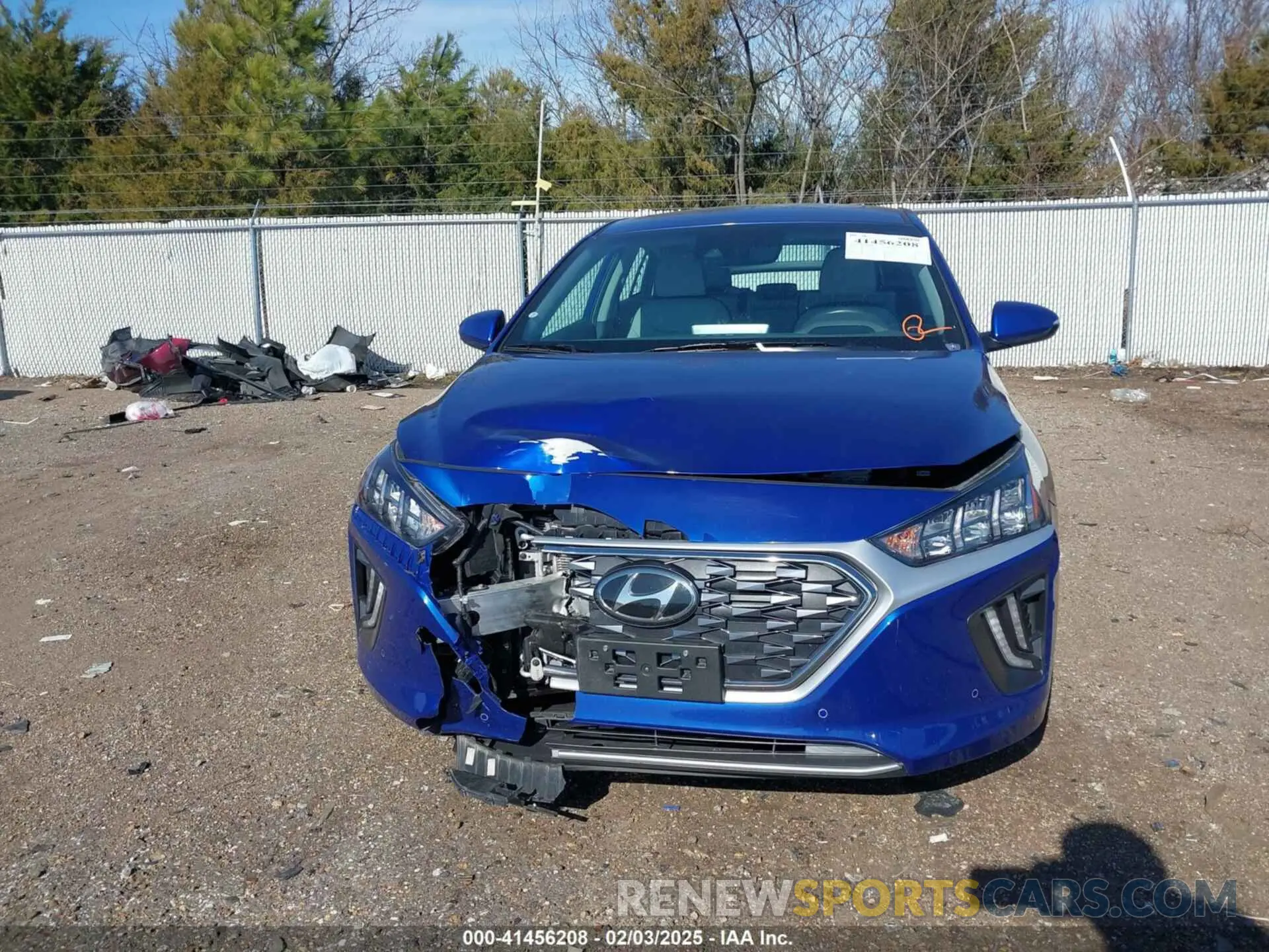 12 Photograph of a damaged car KMHCX5LD5NU265674 HYUNDAI IONIQ PLUG-IN HYBRID 2022
