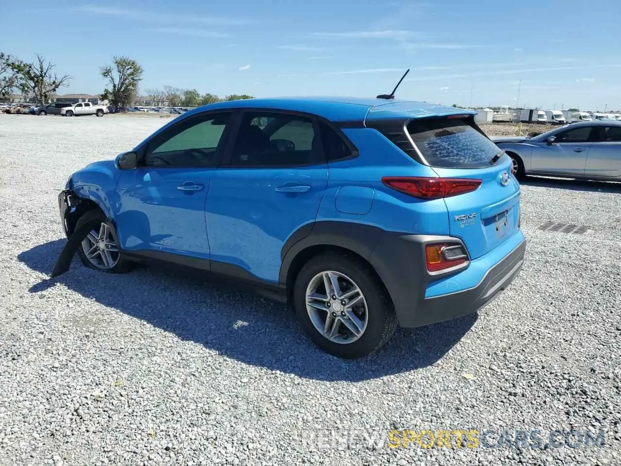 2 Photograph of a damaged car KM8K12AA0KU217631 HYUNDAI KONA 2019