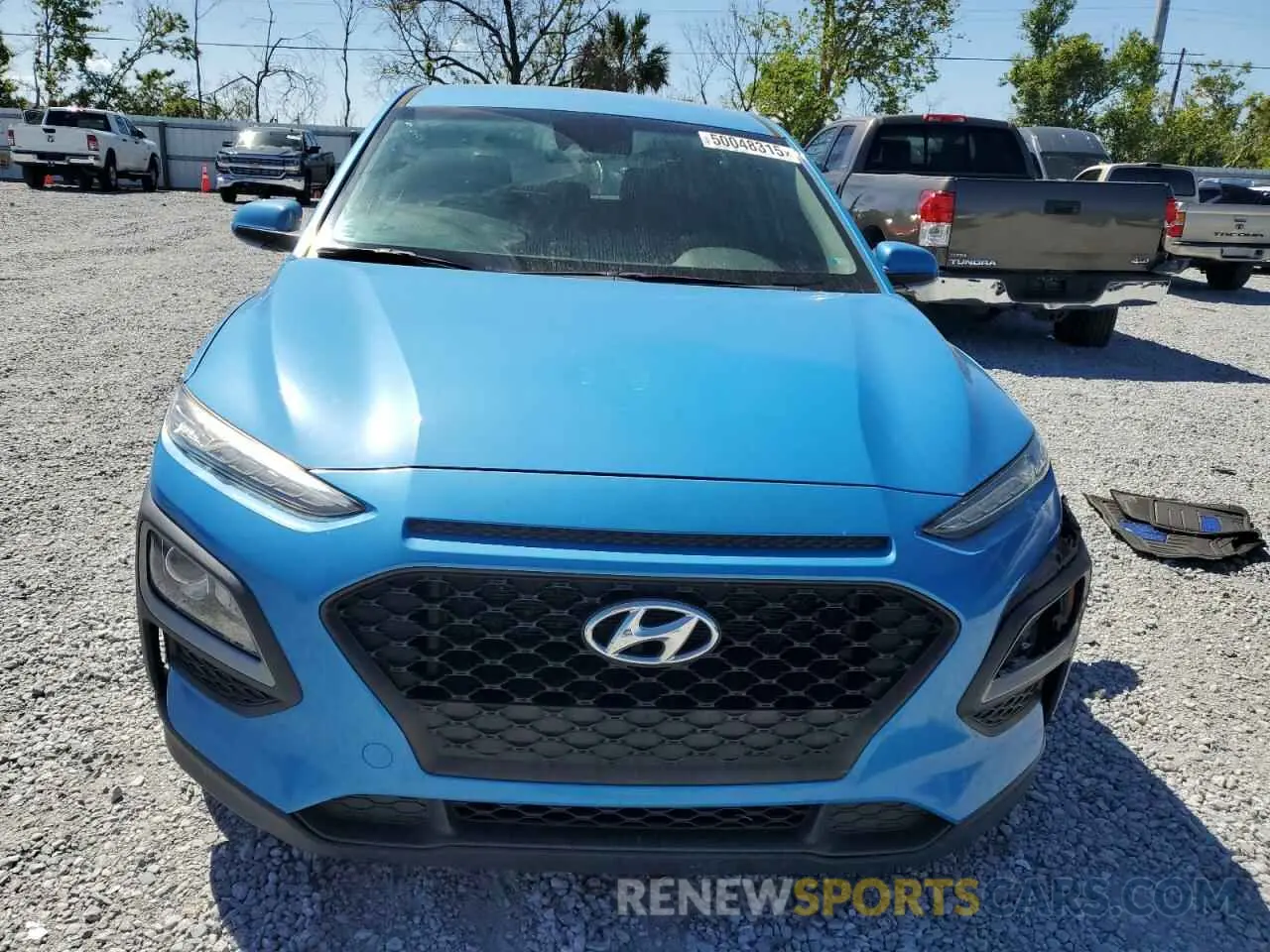 5 Photograph of a damaged car KM8K12AA0KU217631 HYUNDAI KONA 2019