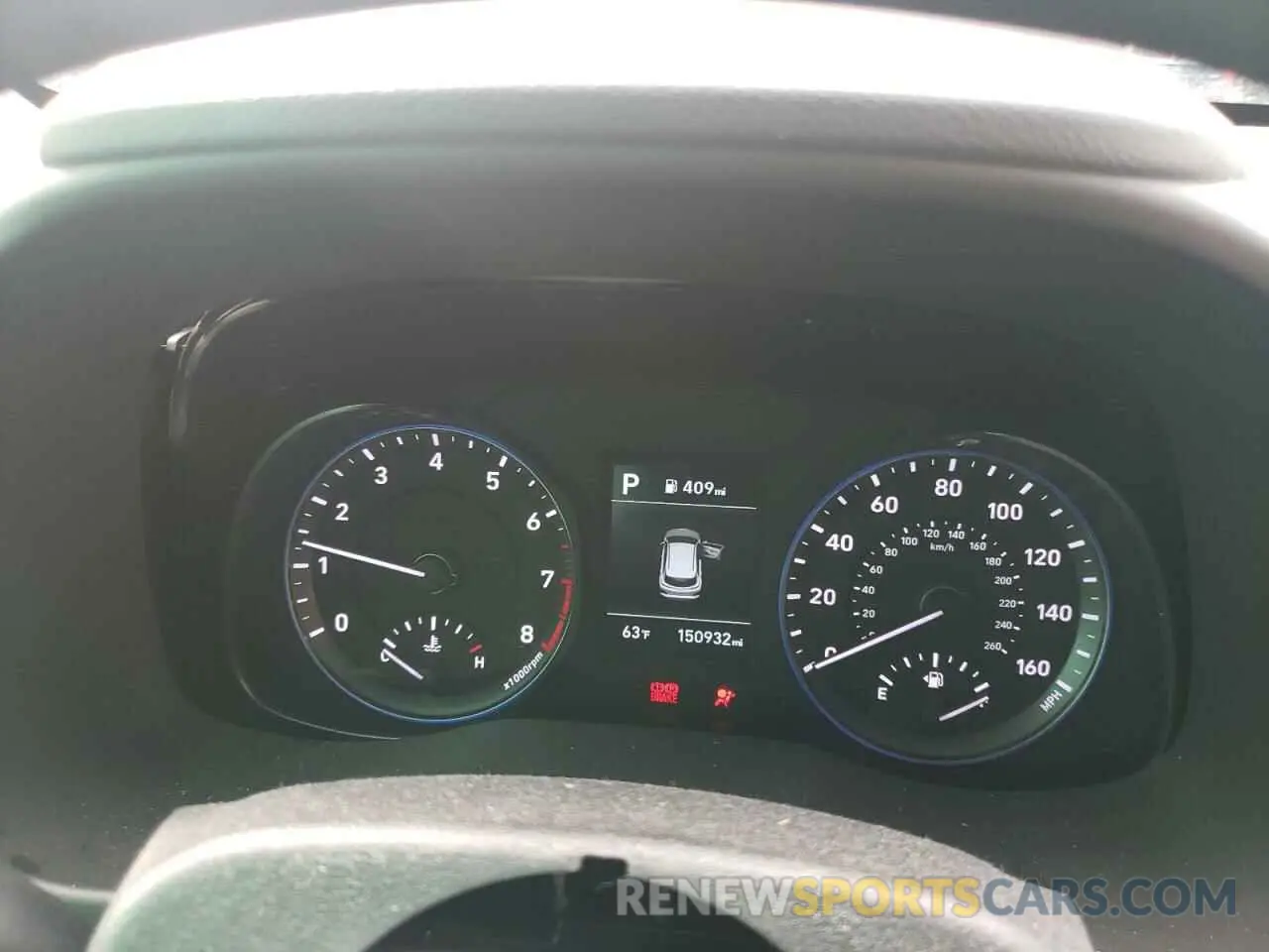 9 Photograph of a damaged car KM8K12AA0KU223977 HYUNDAI KONA 2019
