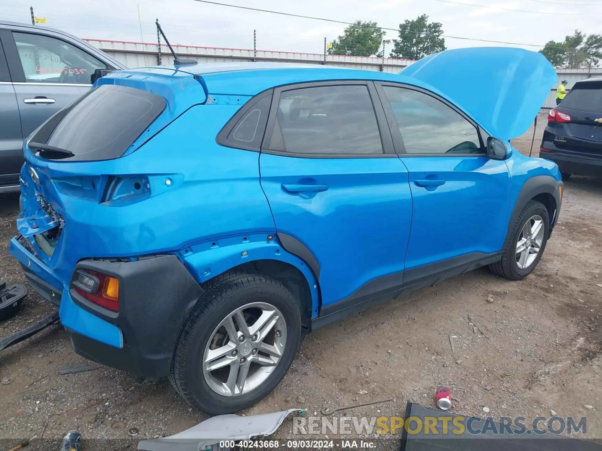 4 Photograph of a damaged car KM8K12AA0KU286254 HYUNDAI KONA 2019
