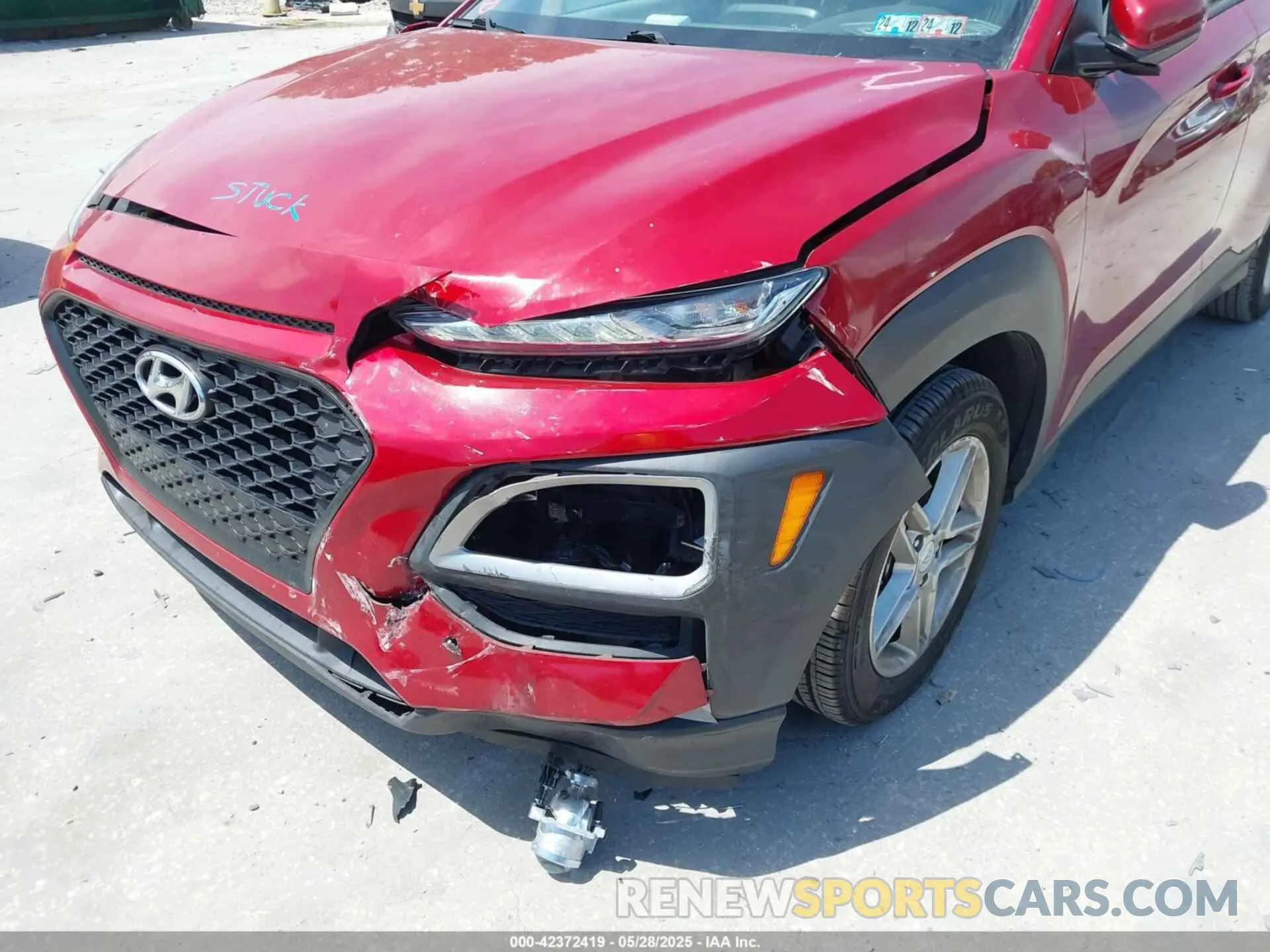 6 Photograph of a damaged car KM8K12AA0KU295035 HYUNDAI KONA 2019