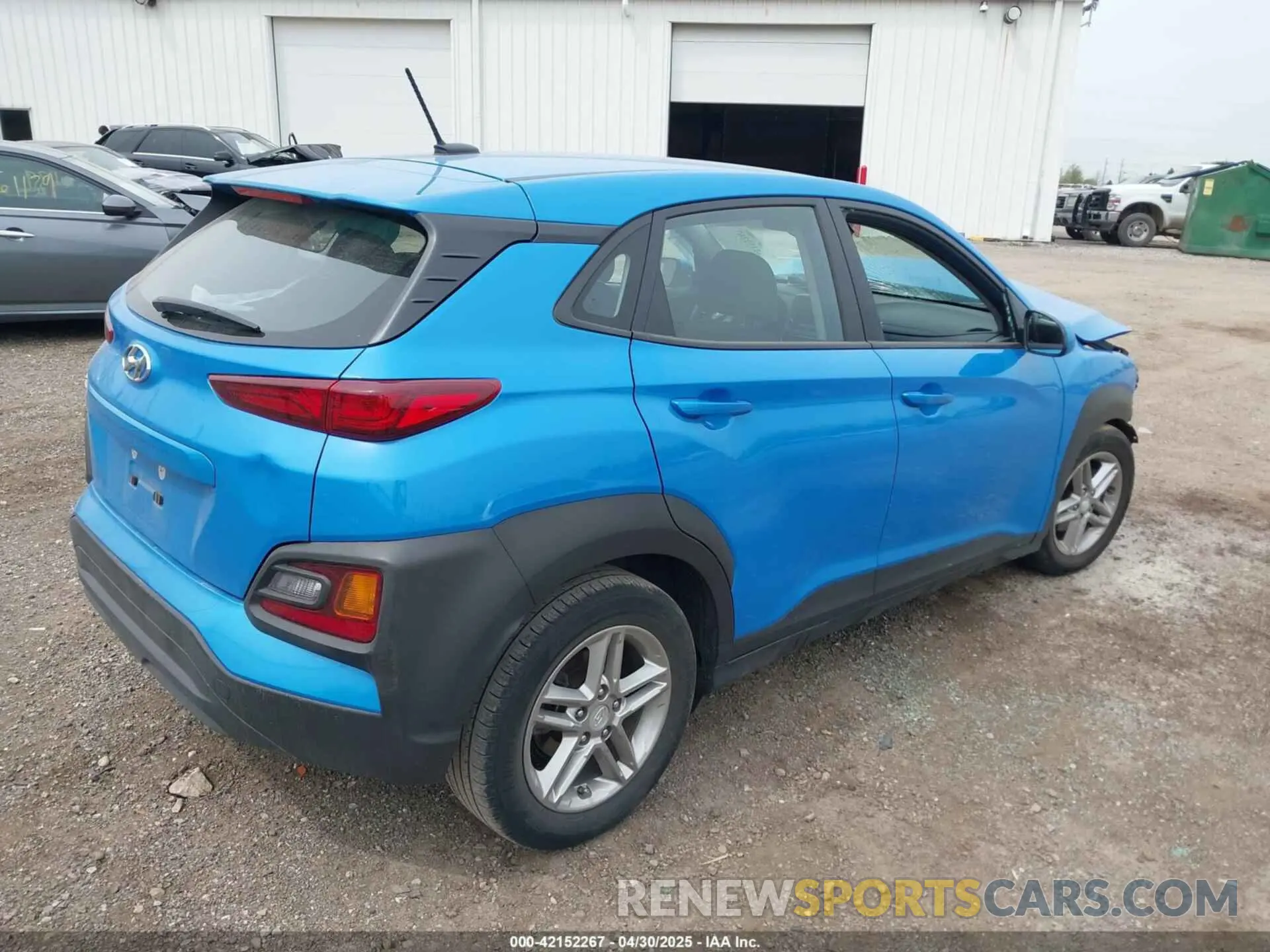 4 Photograph of a damaged car KM8K12AA0KU315851 HYUNDAI KONA 2019