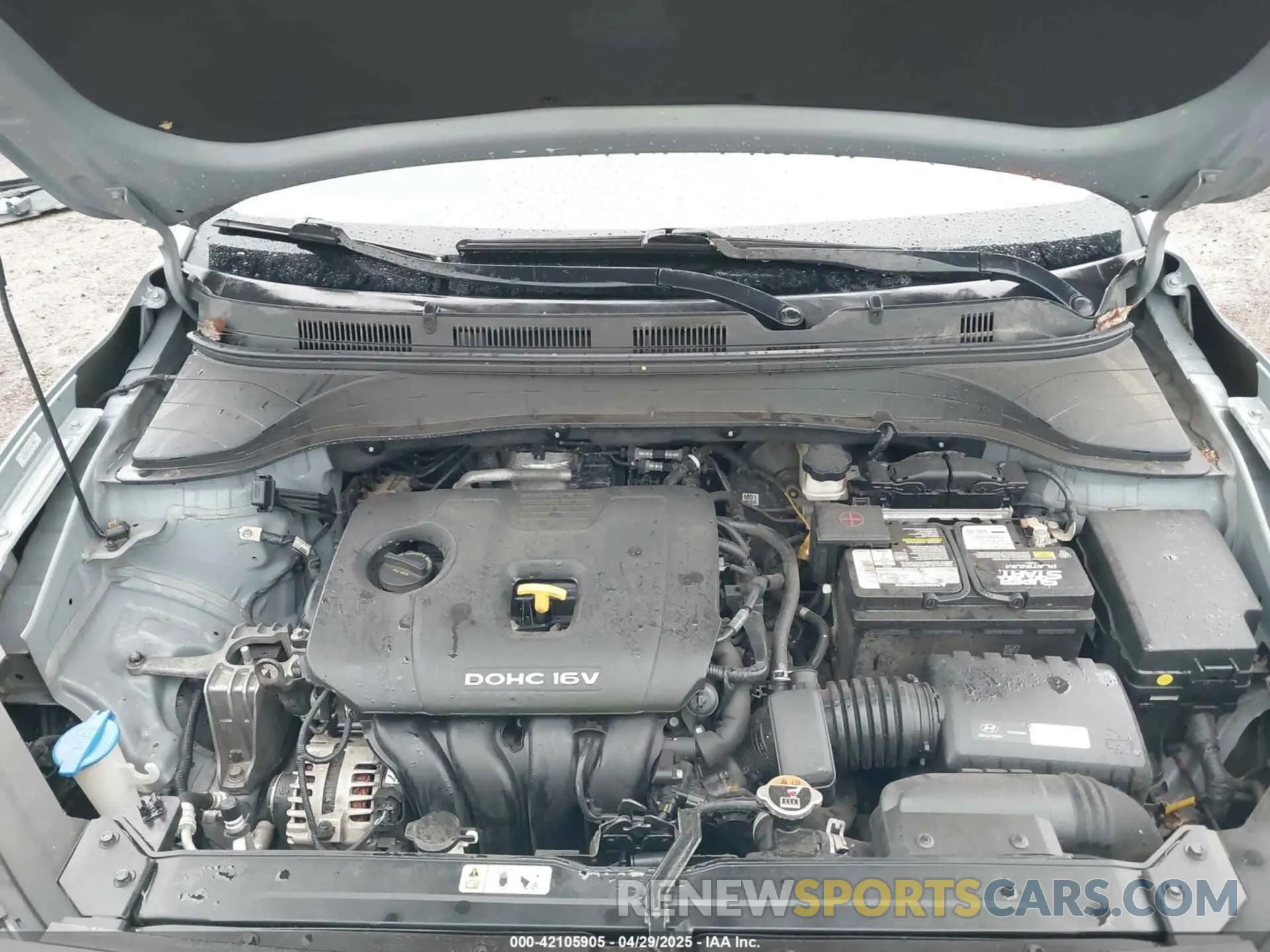 10 Photograph of a damaged car KM8K12AA1KU207710 HYUNDAI KONA 2019