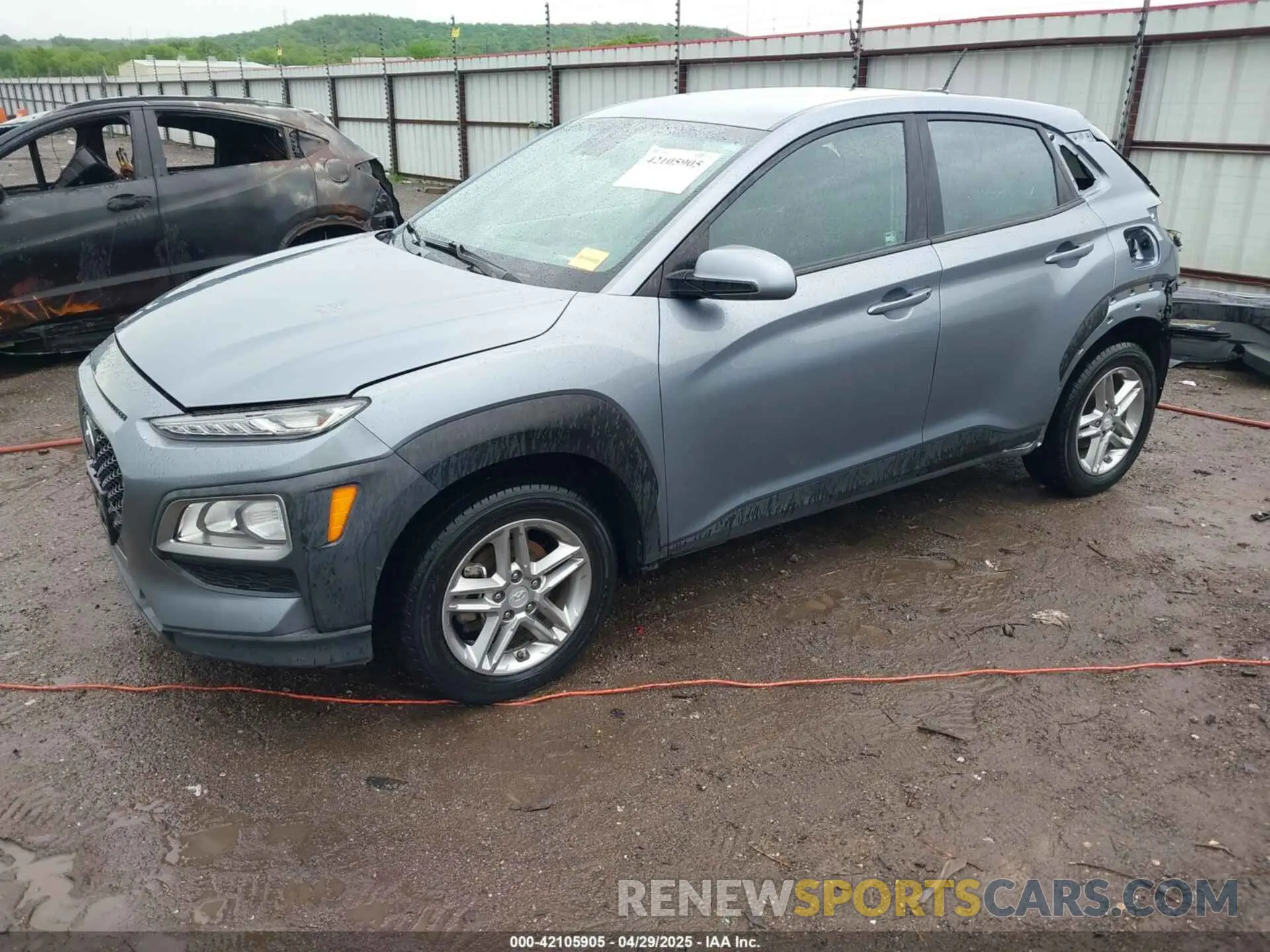 2 Photograph of a damaged car KM8K12AA1KU207710 HYUNDAI KONA 2019