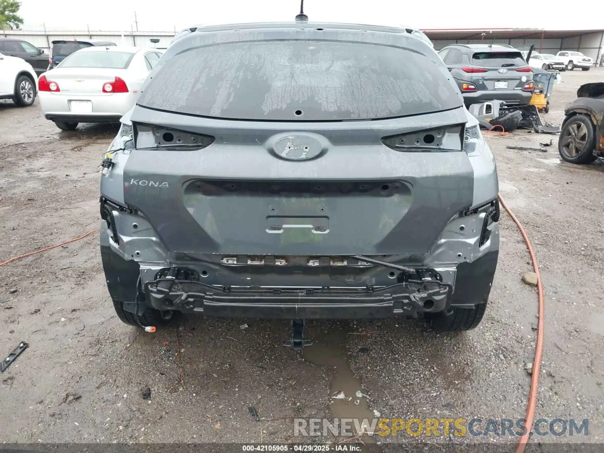 6 Photograph of a damaged car KM8K12AA1KU207710 HYUNDAI KONA 2019