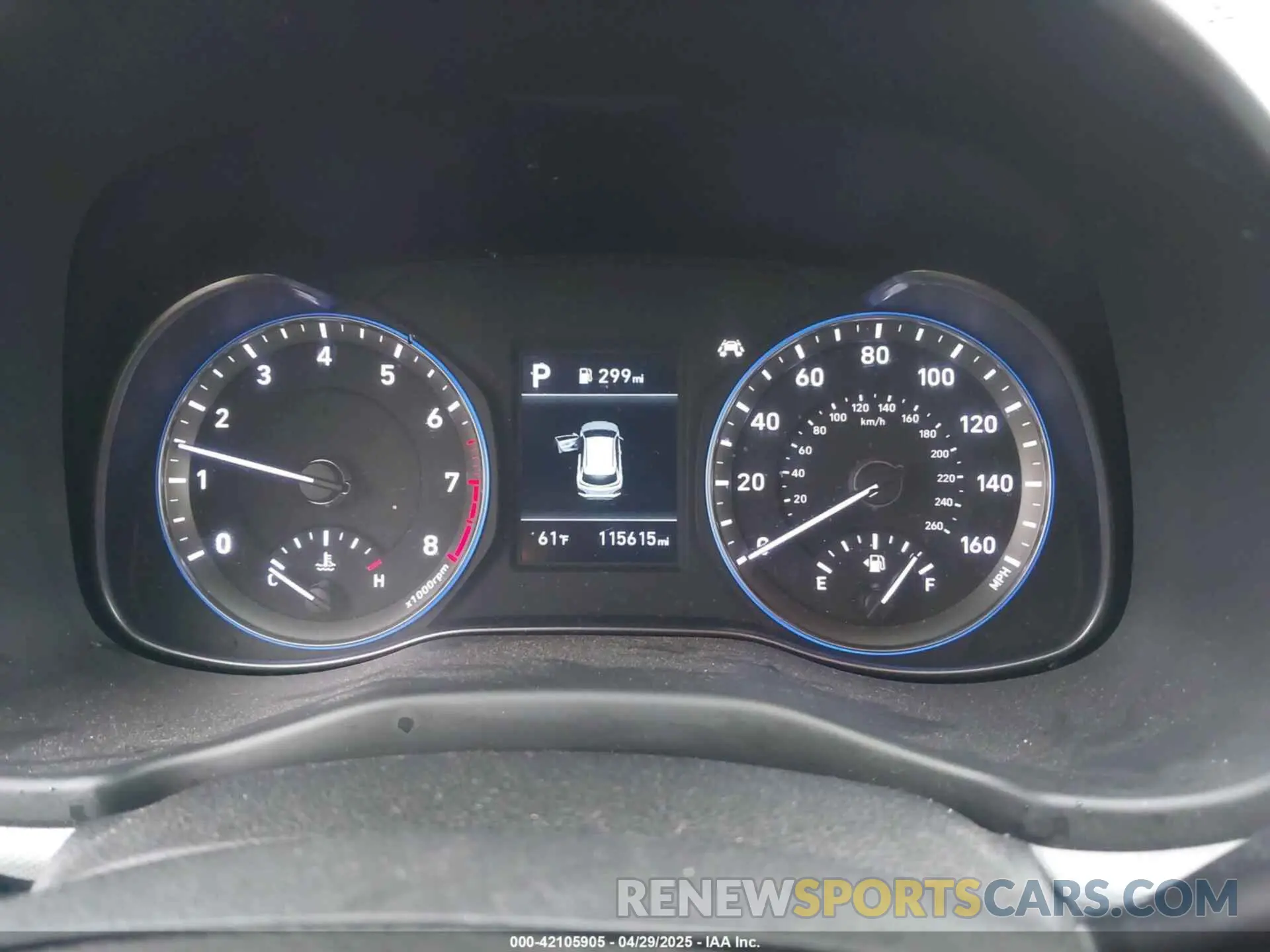 7 Photograph of a damaged car KM8K12AA1KU207710 HYUNDAI KONA 2019