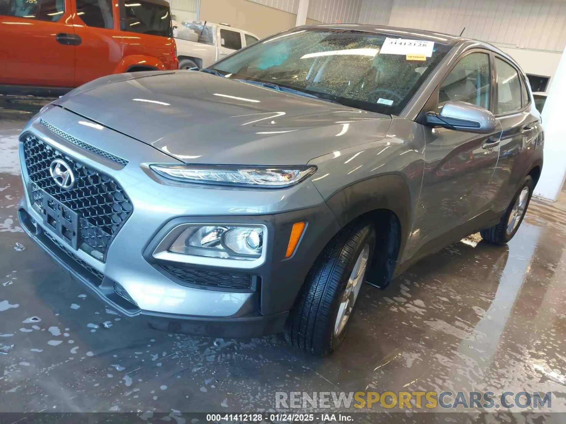 2 Photograph of a damaged car KM8K12AA1KU377419 HYUNDAI KONA 2019