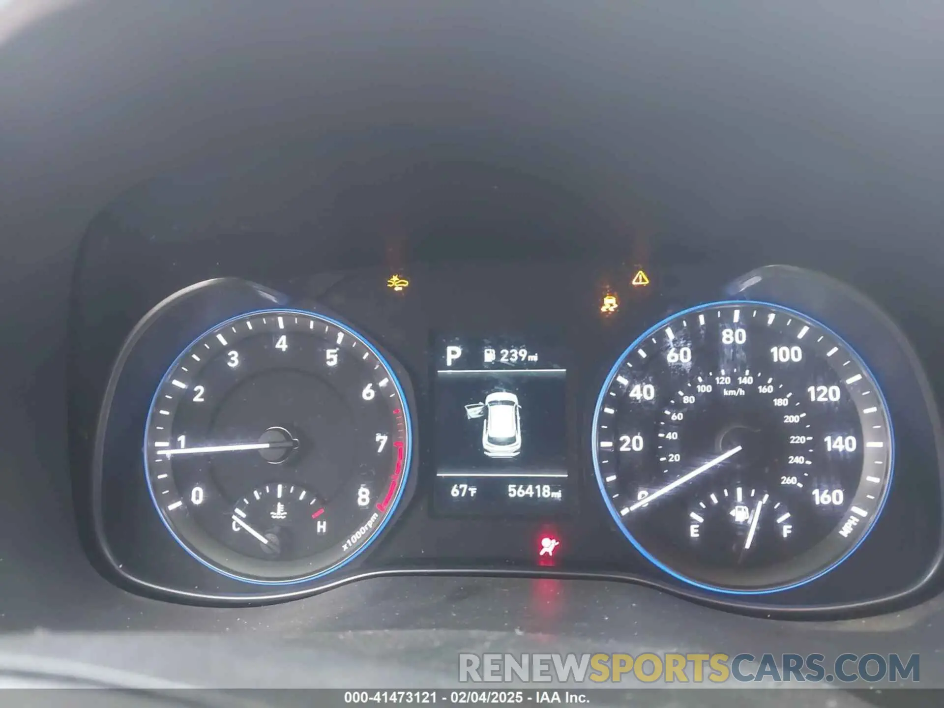 7 Photograph of a damaged car KM8K12AA2KU200944 HYUNDAI KONA 2019