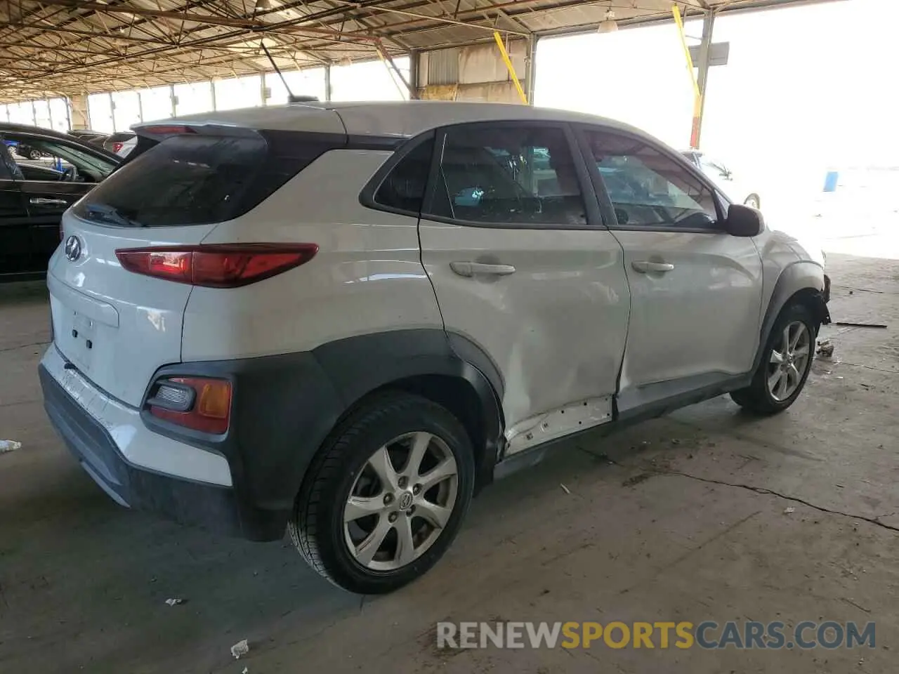 3 Photograph of a damaged car KM8K12AA2KU238142 HYUNDAI KONA 2019