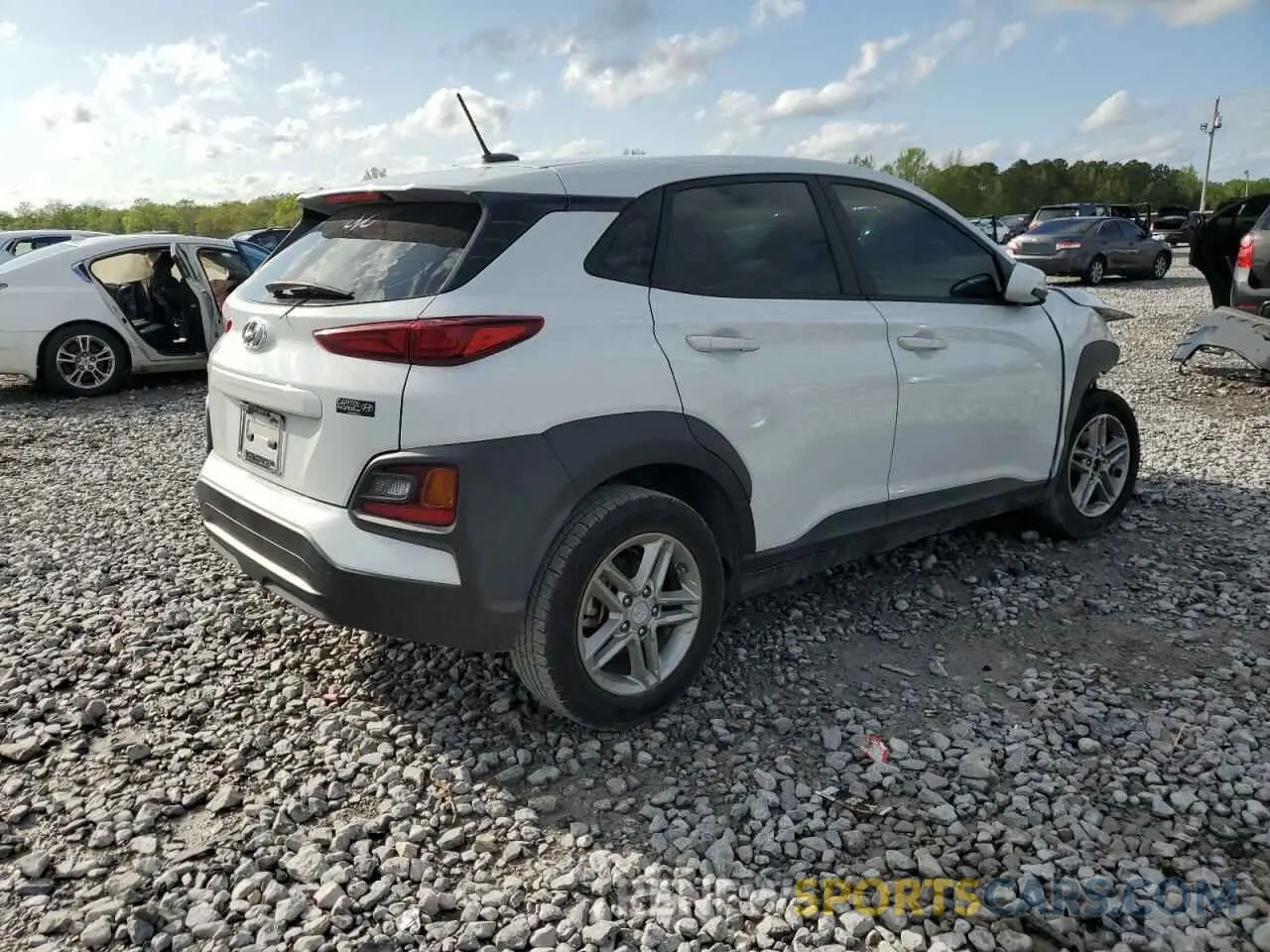 3 Photograph of a damaged car KM8K12AA2KU241672 HYUNDAI KONA 2019