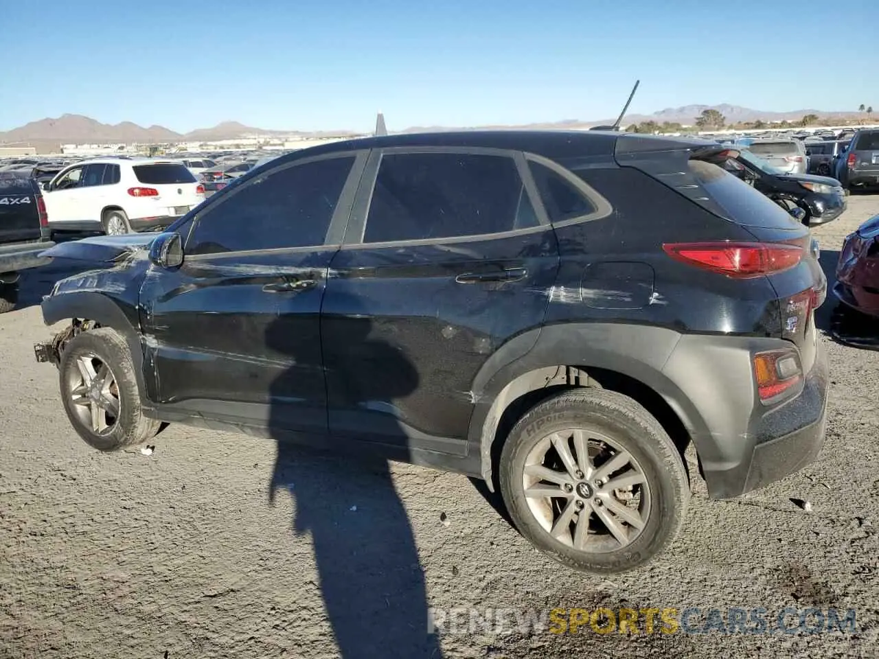 2 Photograph of a damaged car KM8K12AA2KU269620 HYUNDAI KONA 2019