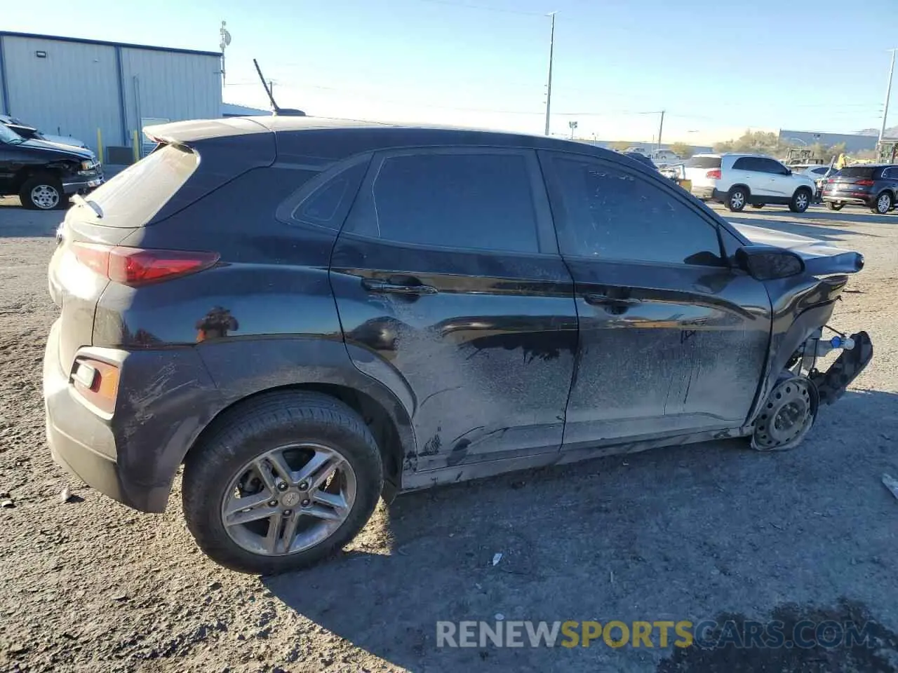 3 Photograph of a damaged car KM8K12AA2KU269620 HYUNDAI KONA 2019