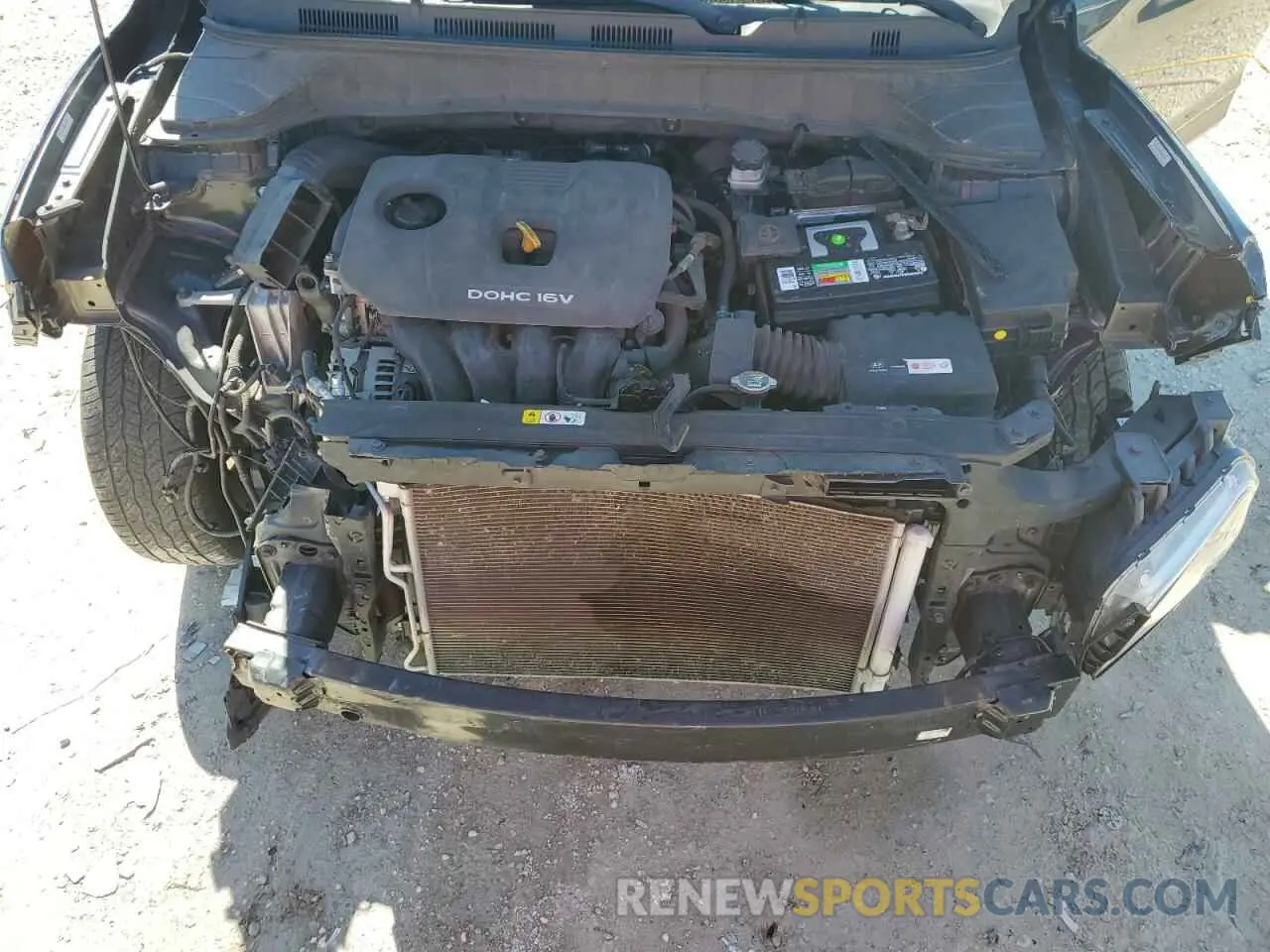 12 Photograph of a damaged car KM8K12AA2KU272713 HYUNDAI KONA 2019